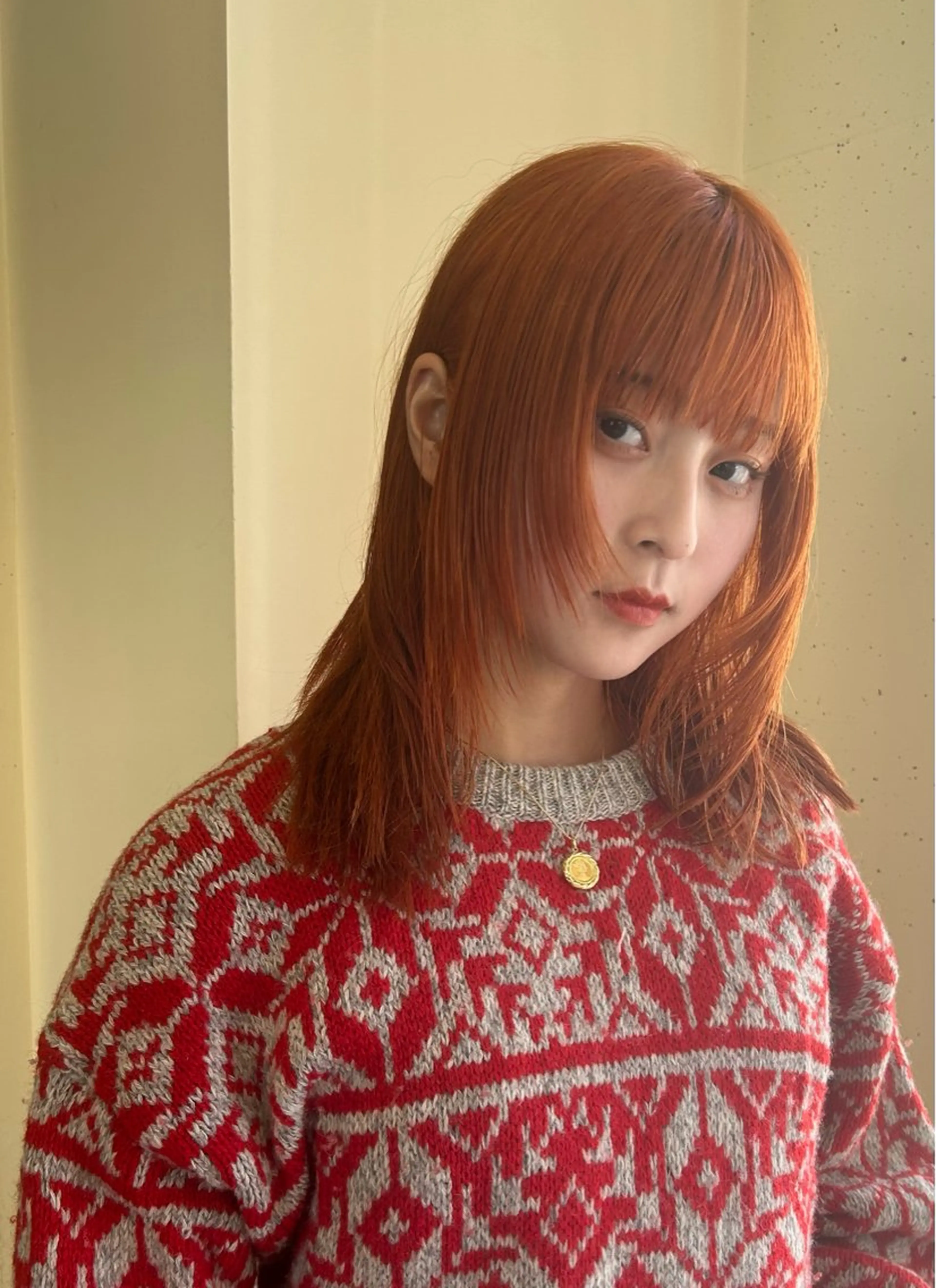 ミディアム ヘアカラー 似合わせパーマ/ メンズパーマ/しゅうのヘアスタイル