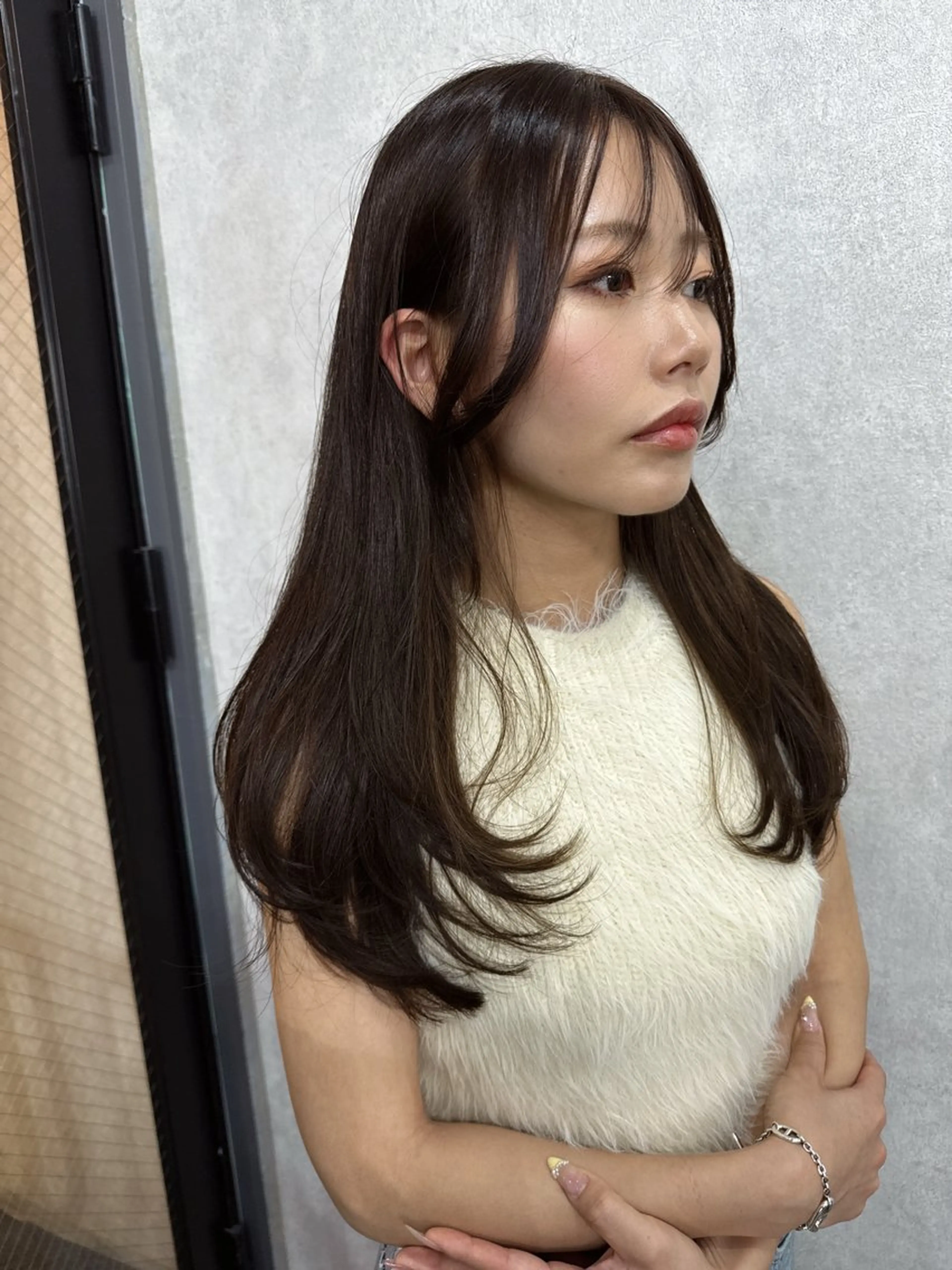 ロング カラー レイヤーカット AIRI layer cut hairのヘアスタイル
