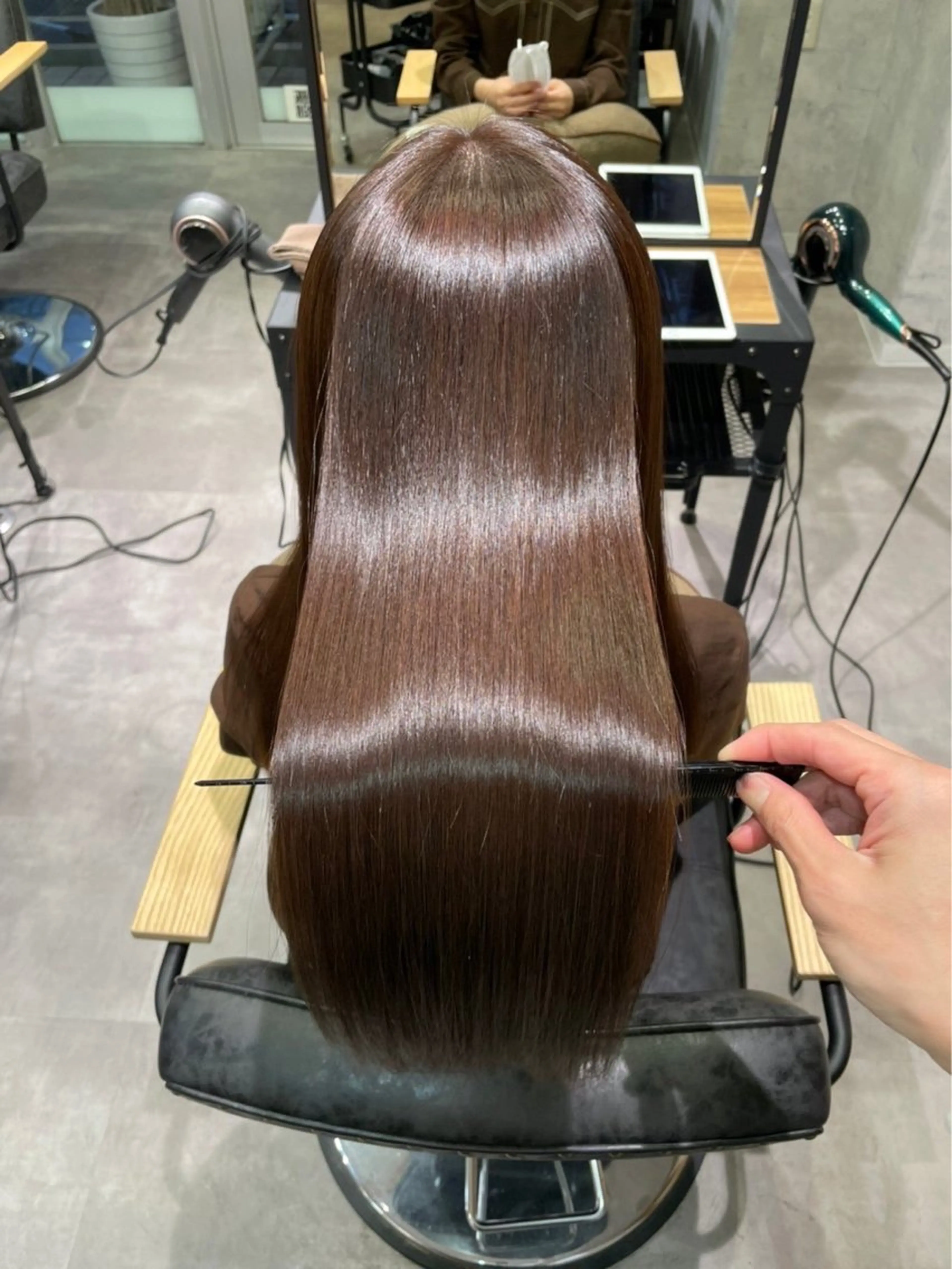 ロング カラー 縮毛矯正 トリートメント RAF TOKYO 2nd所属・美髪矯正/髪質改善/ ヒロムのヘアスタイル