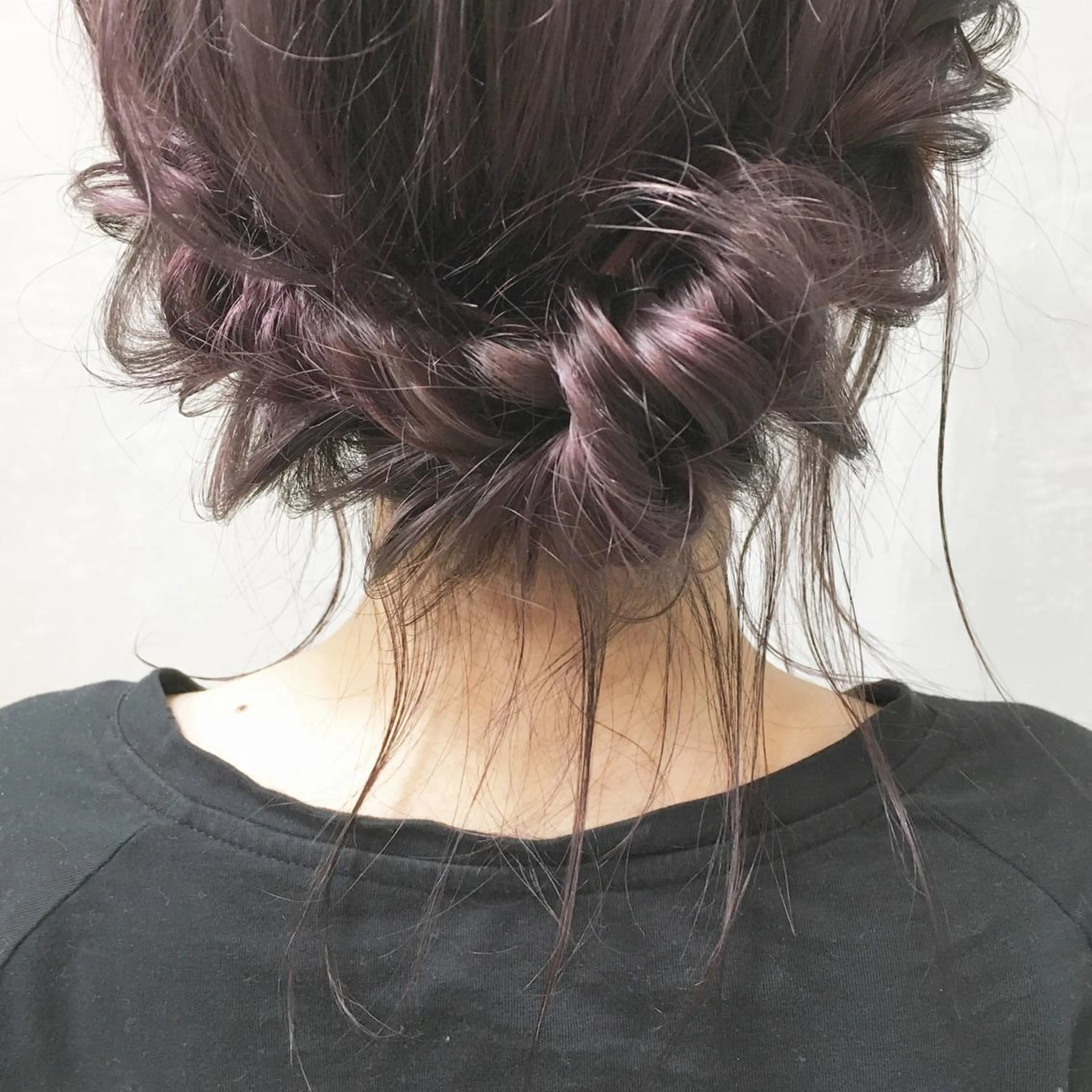 セミロング カラー ヘアアレンジ ラベンダーカラー autre所属・大久保 ひでなりのヘアスタイル