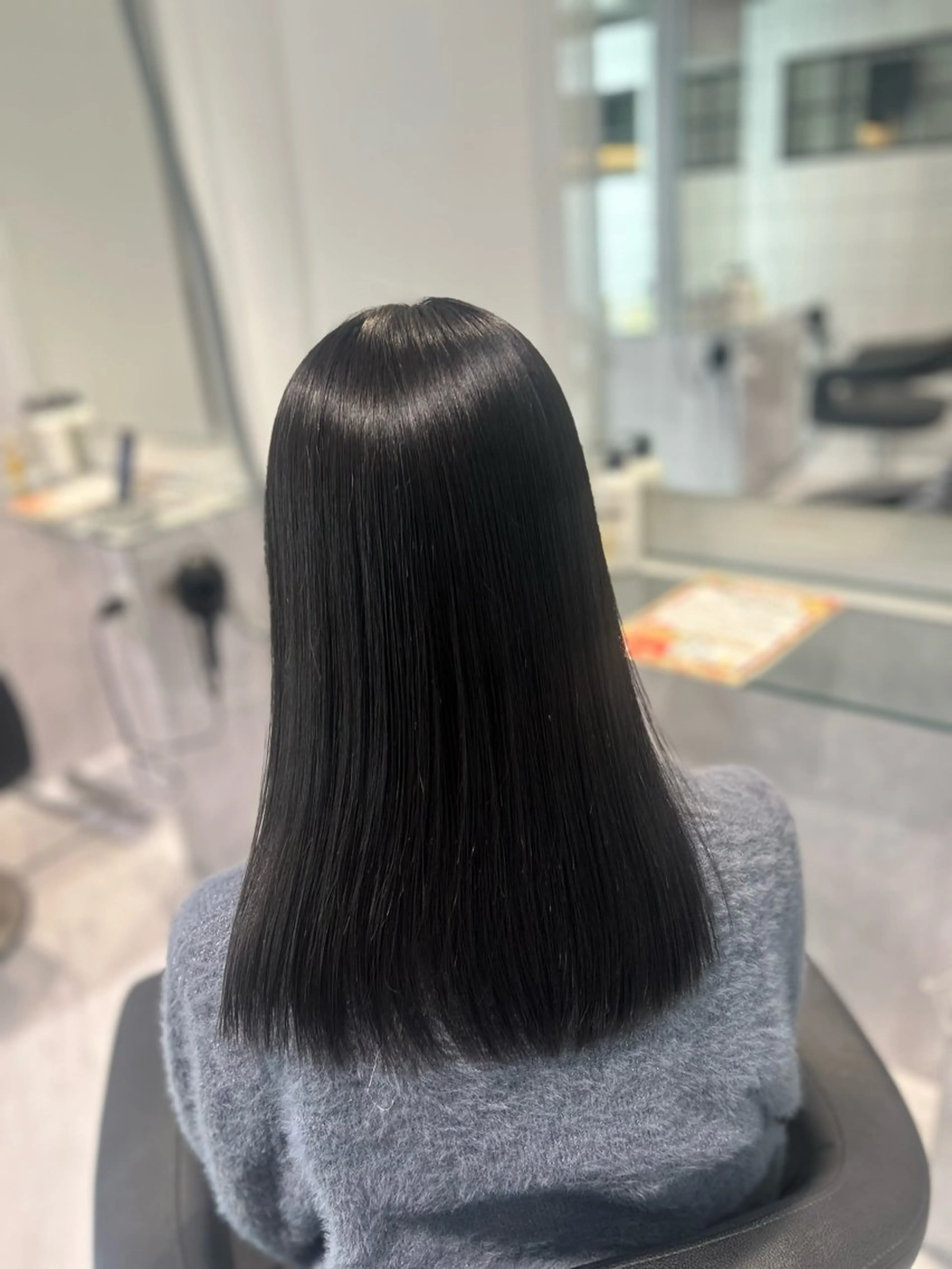 ロング カラー カット ヘアカラー トリートメント 表参道/透明感カラー /暗髪/ジュキヤのヘアスタイル