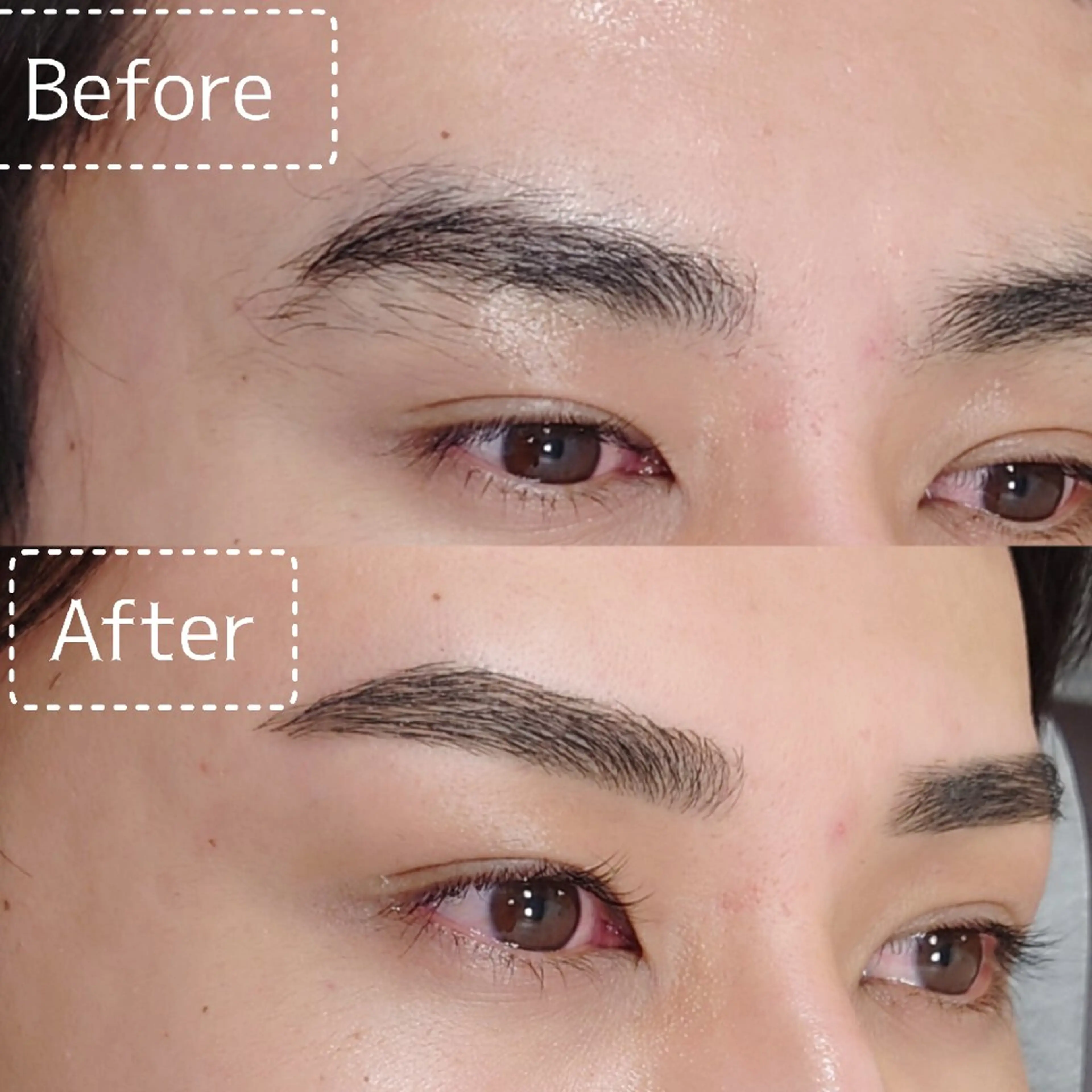 【男性限定】眉ワックス脱毛 何度でも利用🉑の写真