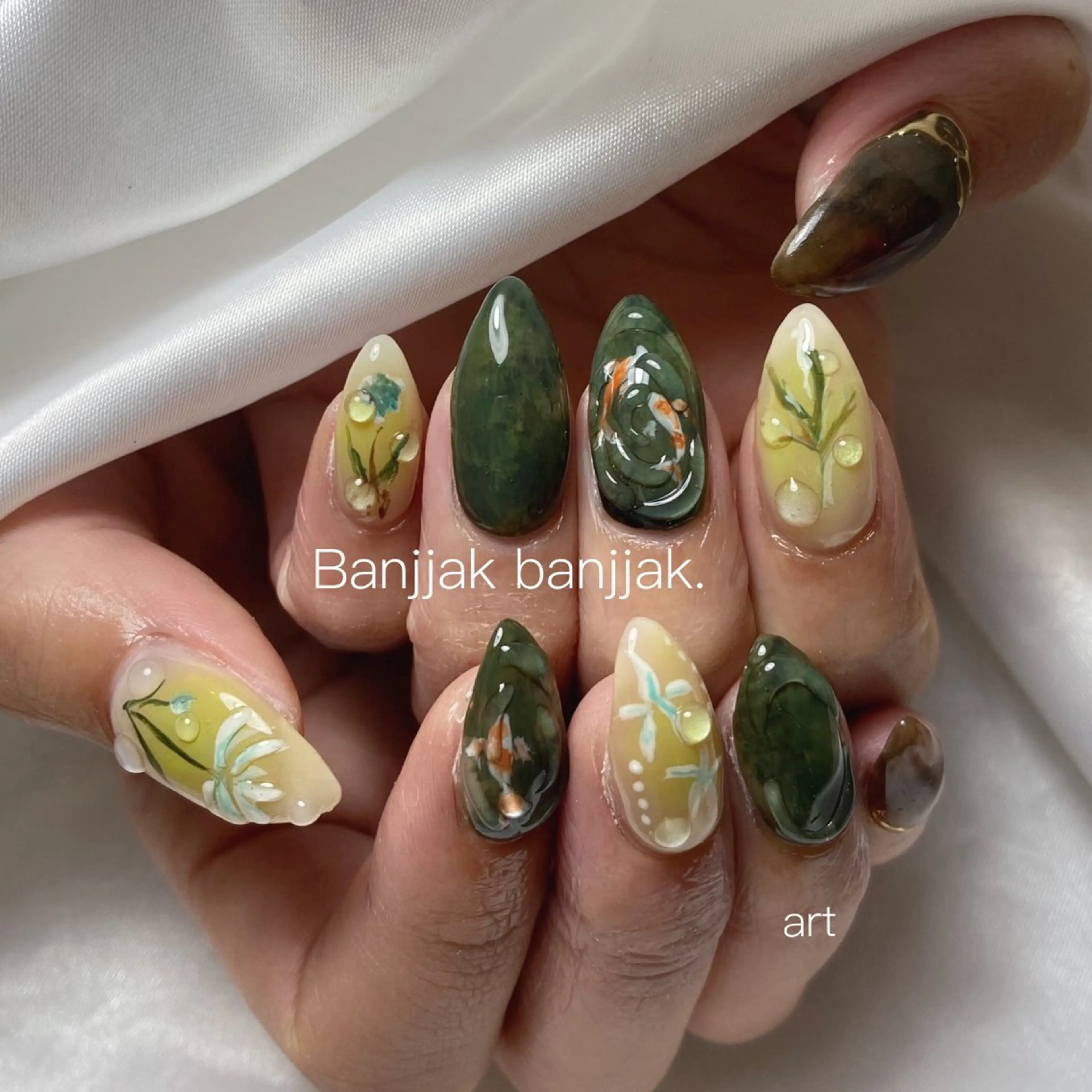 ネイル アートネイル ハンドネイル パンチャパンチャ ネイルサロンのネイルデザイン