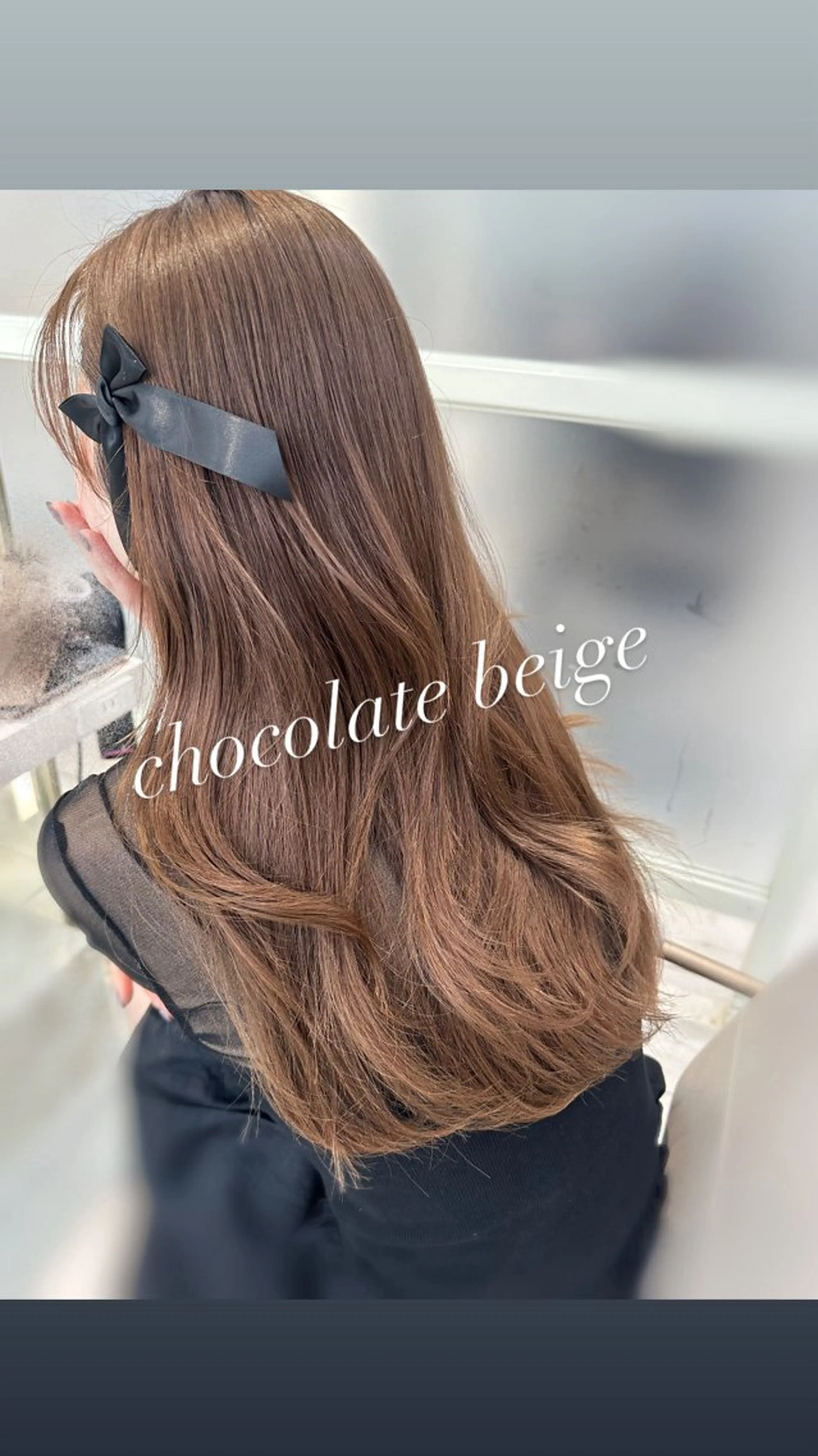 ロング oto🎀×美髪× シースルー前髪🤍のヘアスタイル