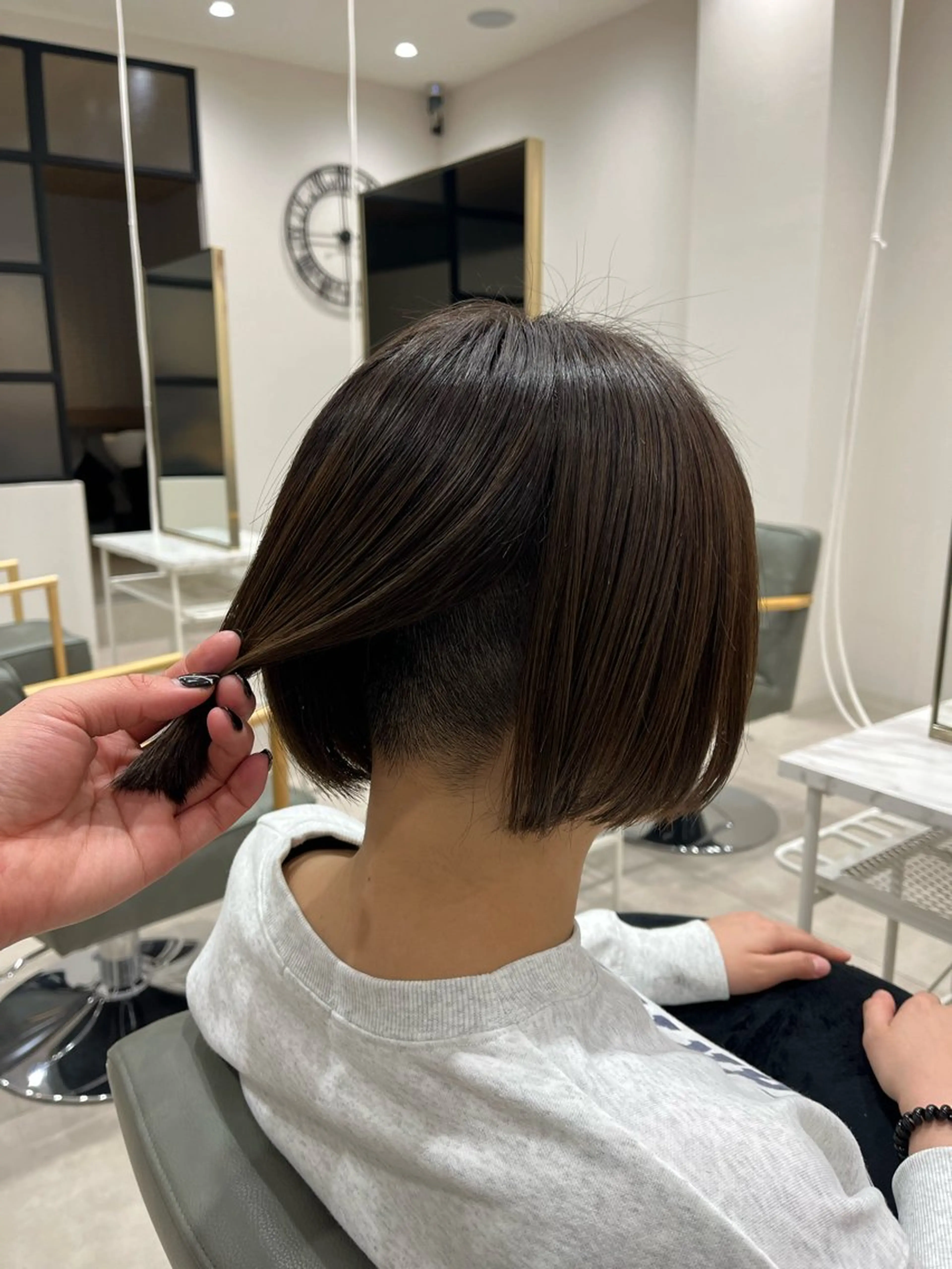 ショート ボブ number大分/ 磯部栞里のヘアスタイル