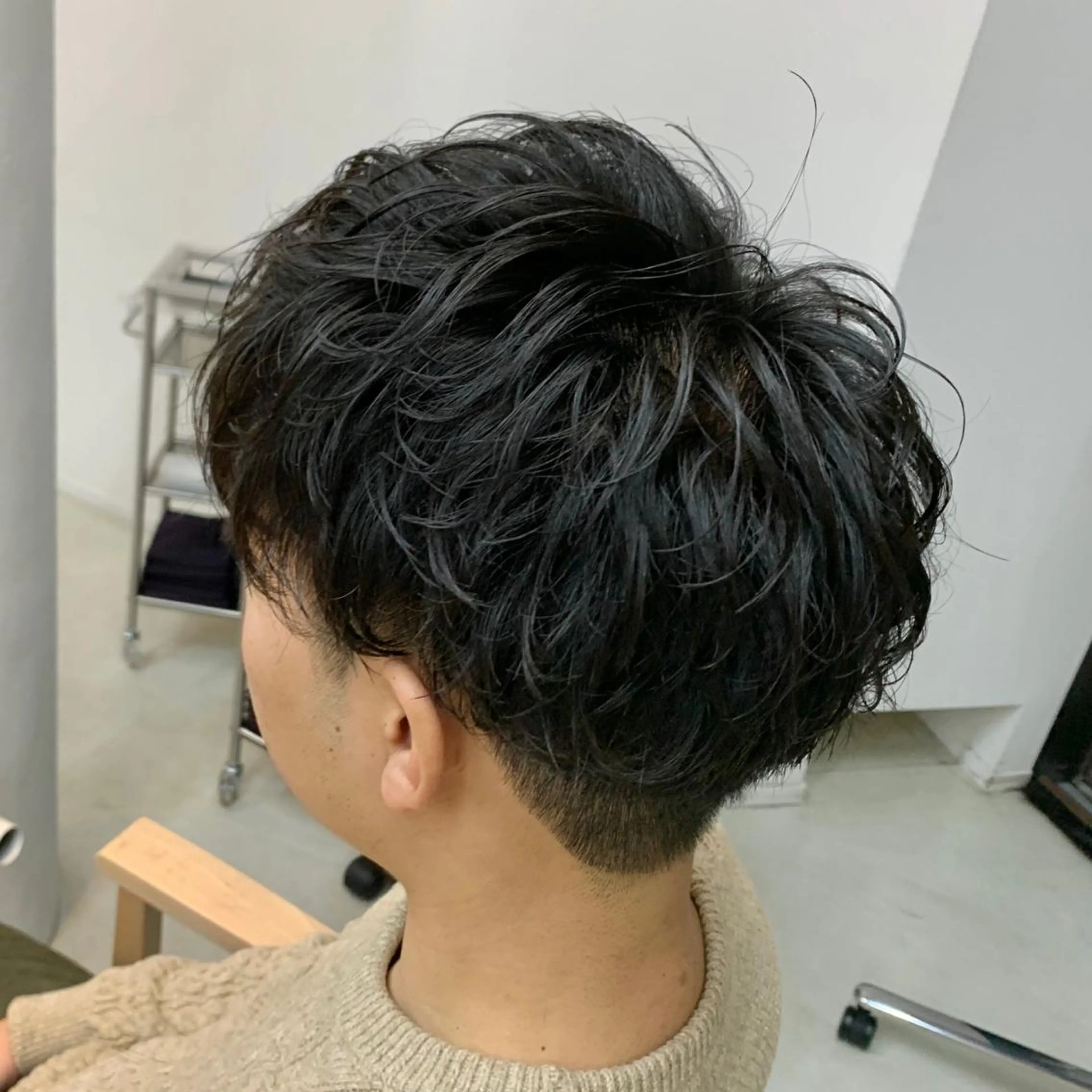 ショート パーマ メンズ mee.urawa所属・似合わせショート×透 明感/やじまたかしのヘアスタイル