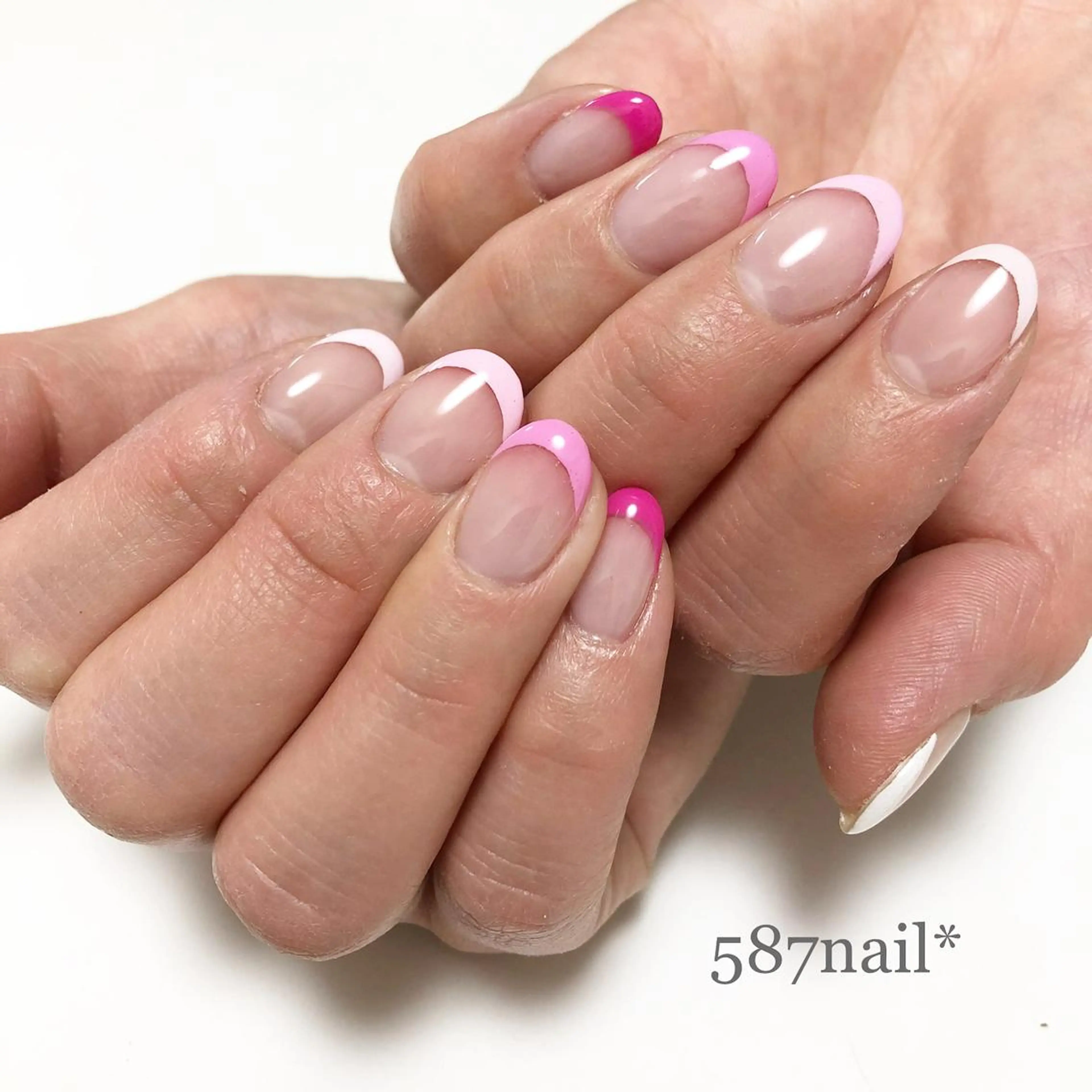 ネイル フレンチネイル 587nail *のネイルデザイン