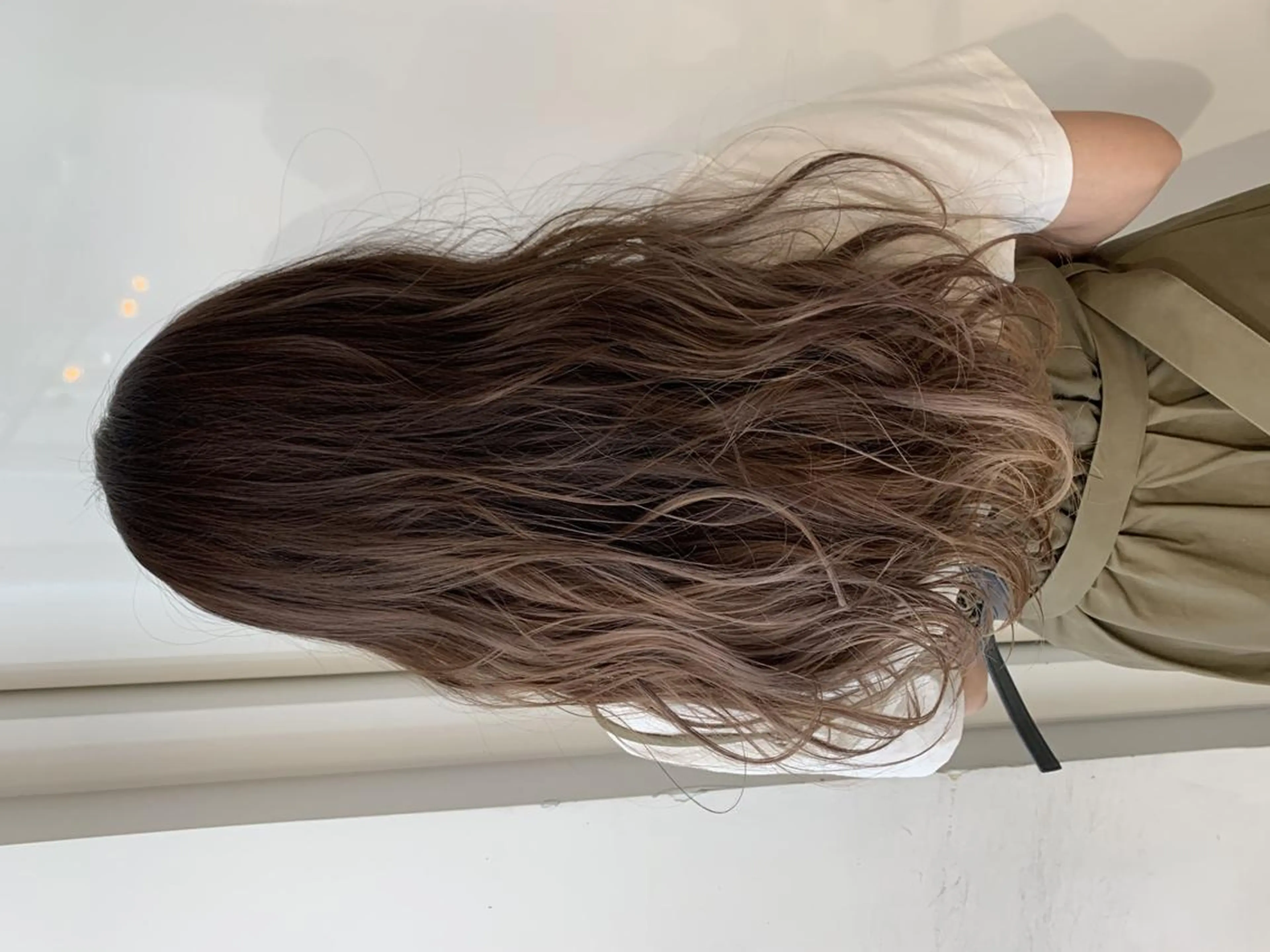 ロング カラー パーマ 🌟髪質改善ケアカラ ー美髪縮毛矯正y🌟のヘアスタイル