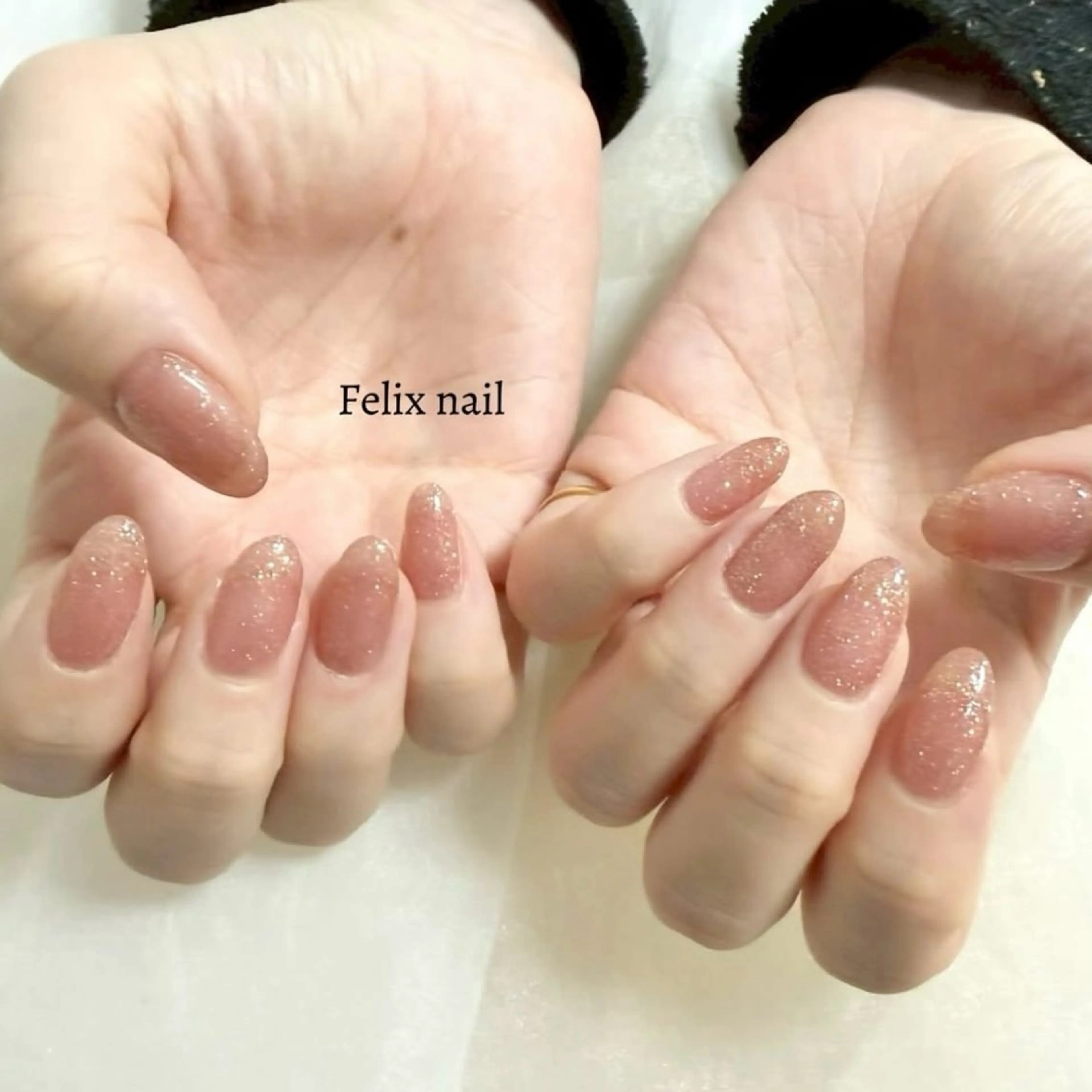 ネイル ハンドネイル フェリックスネイル 大人綺麗/トレンドのネイルデザイン