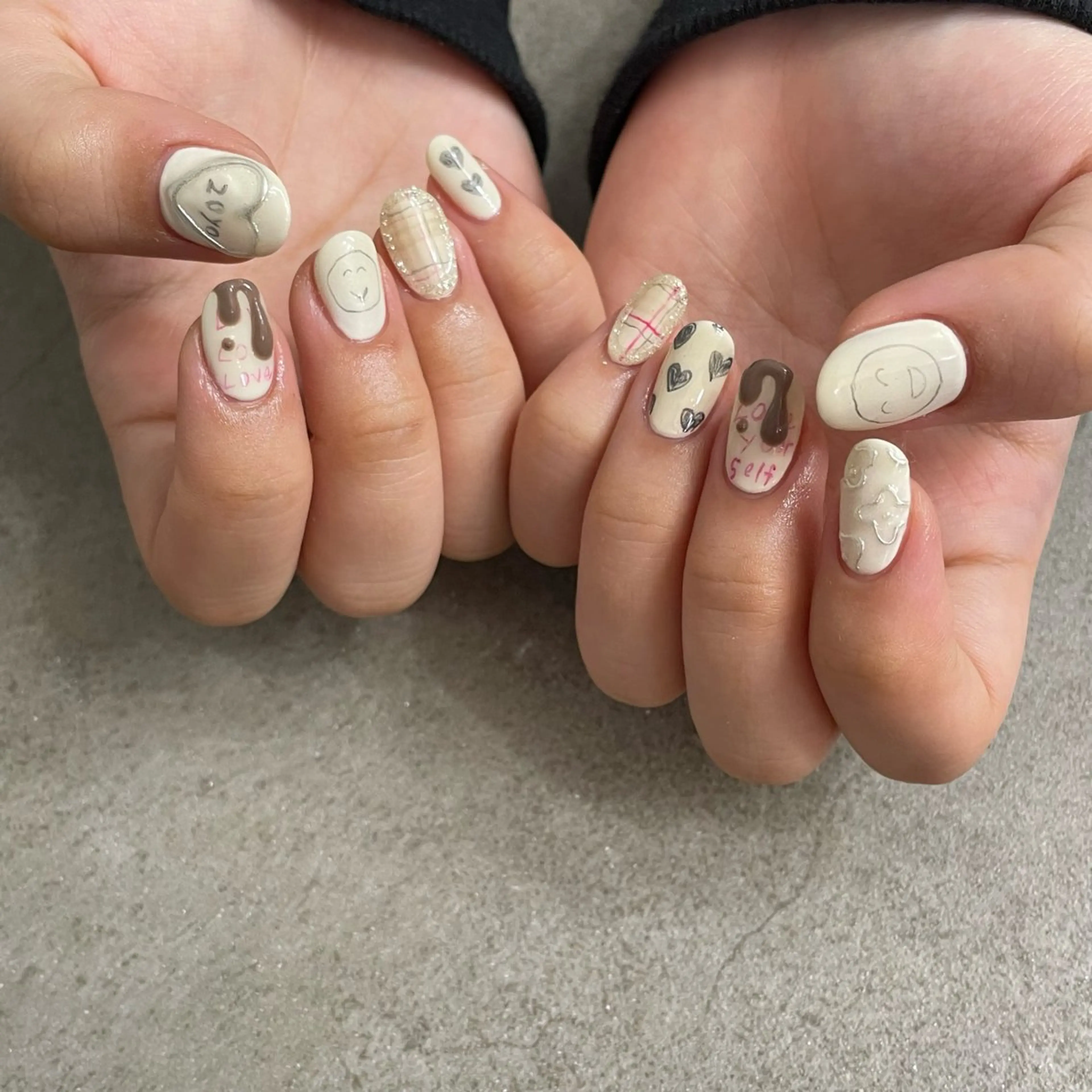 ネイル アートネイル ハンドネイル F room 表参道のネイルデザイン