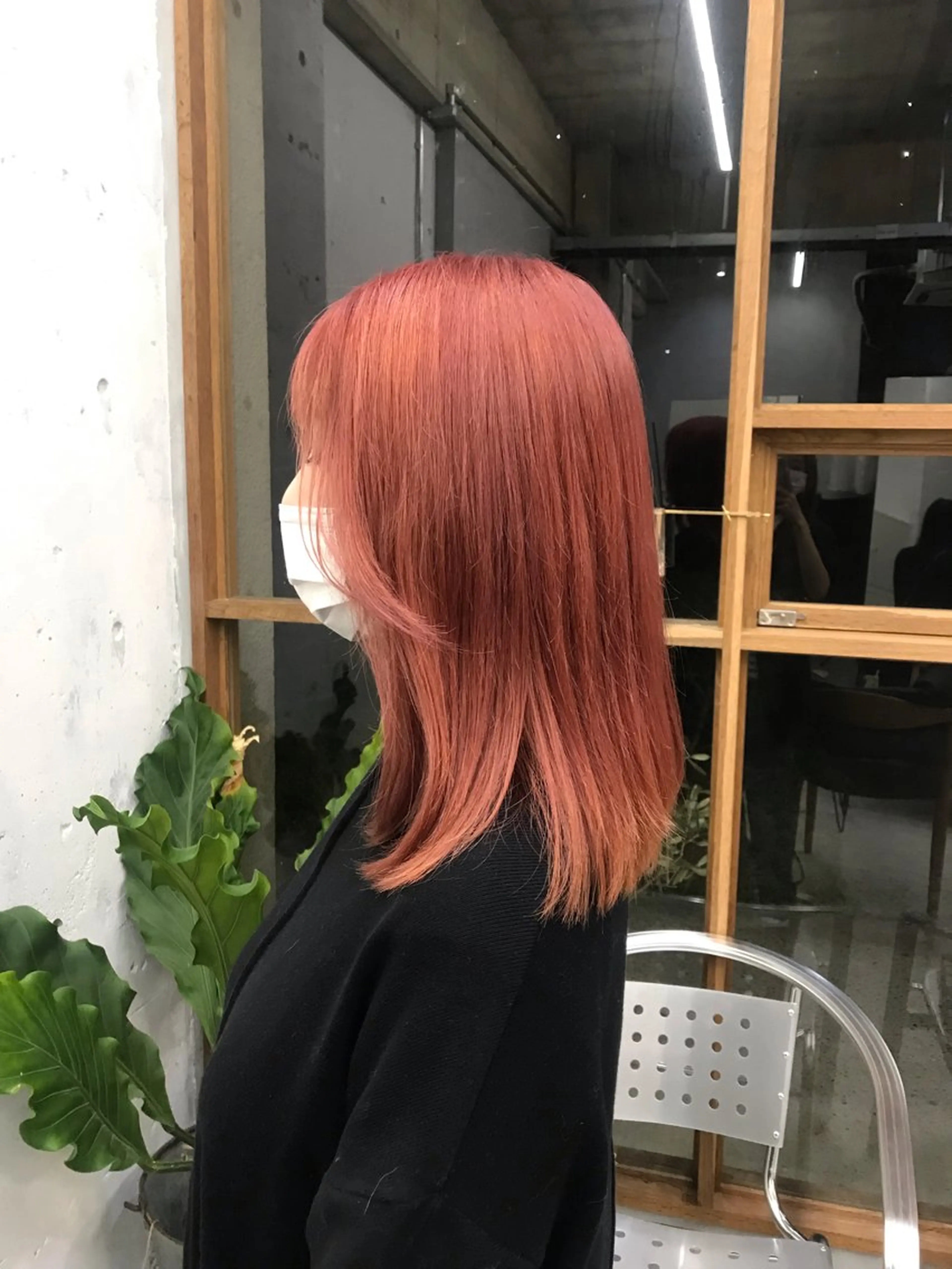 セミロング カラー muku所属・レディースカット モデル/ayunaのヘアスタイル