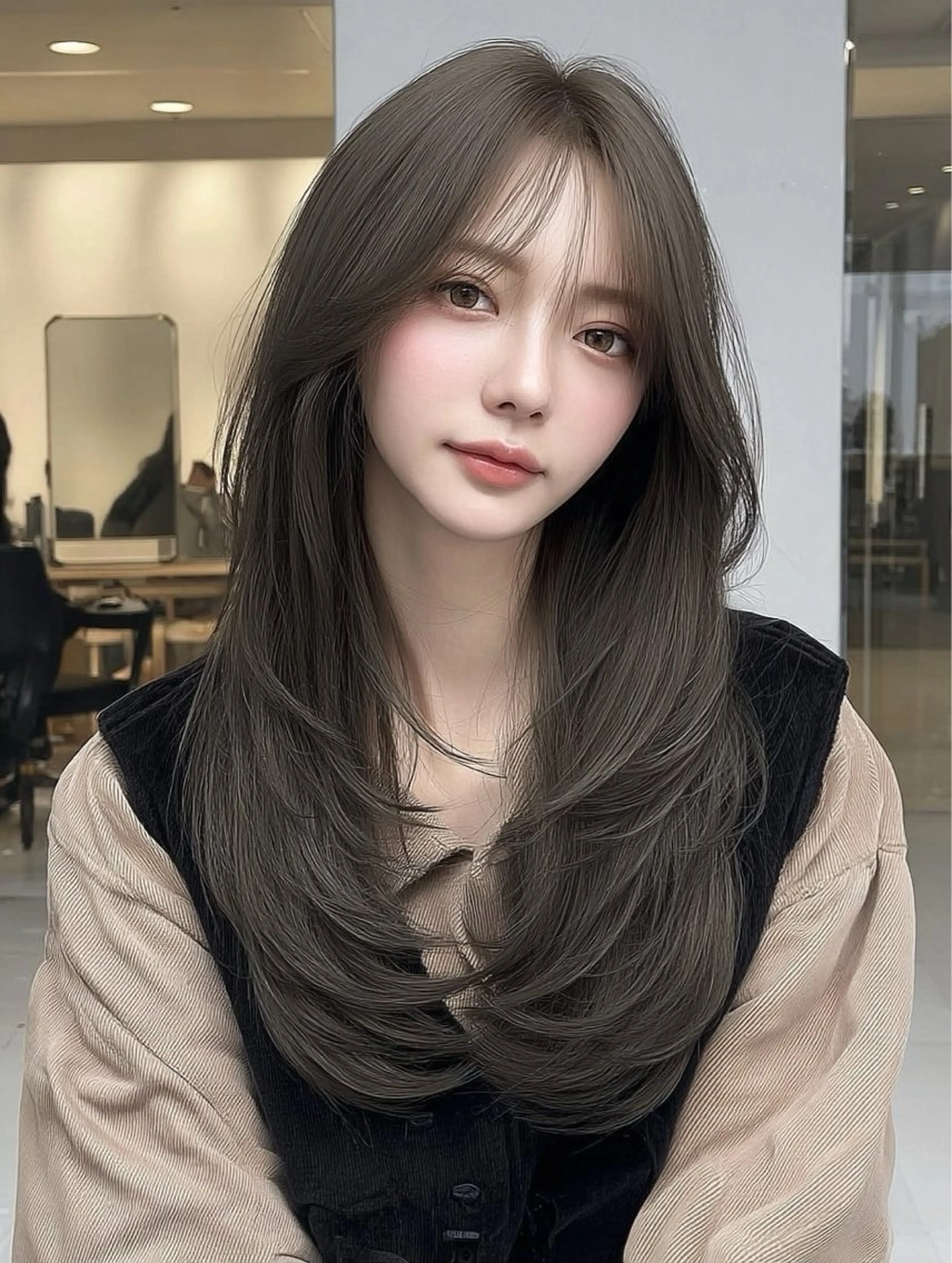 ロング カラー ヘアカラー 美容師＆アイリスト 秋山  沙有🎀🪽のマツエク・マツパデザイン