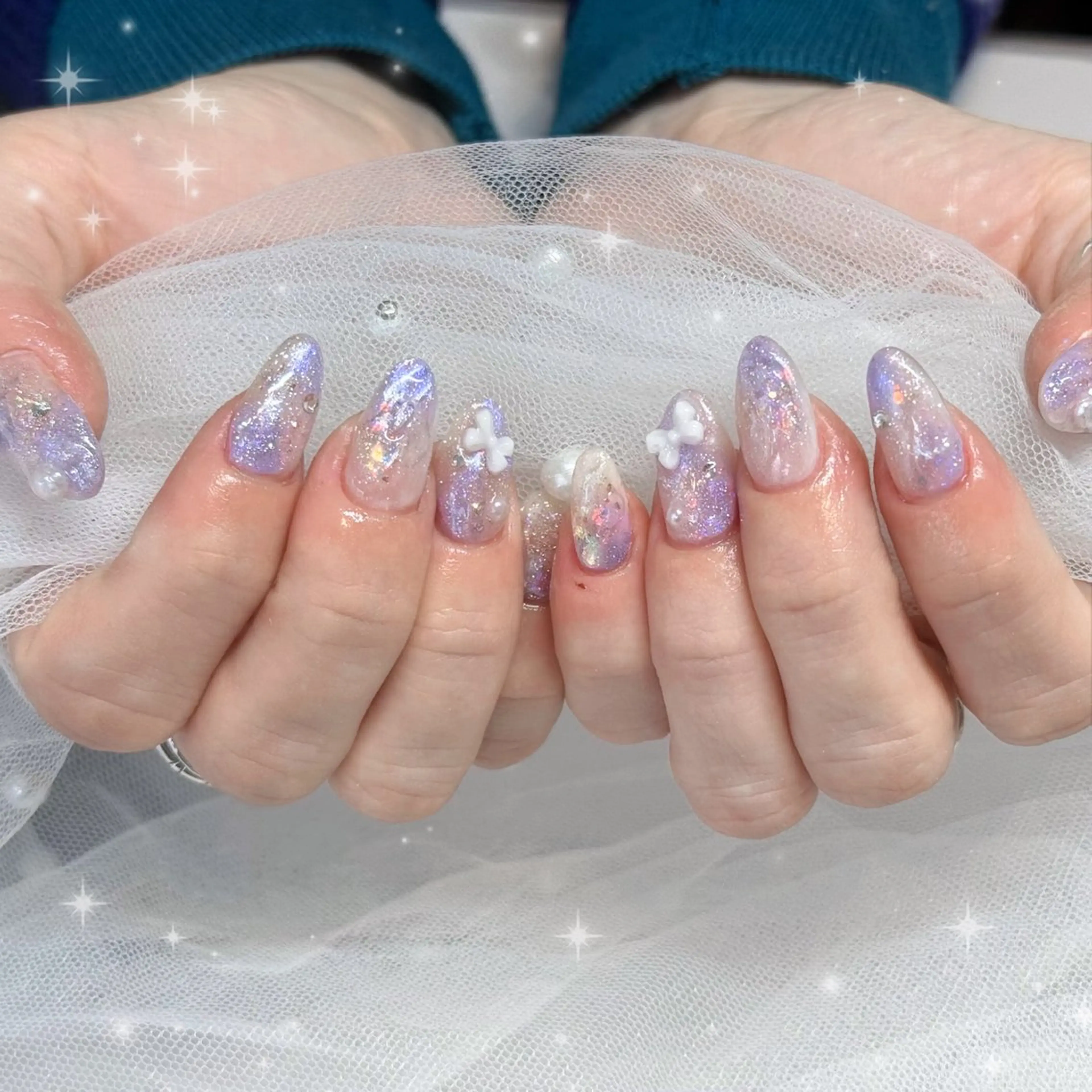 ネイル キラキラネイル ハンドネイル Karen 吉祥寺のネイルデザイン