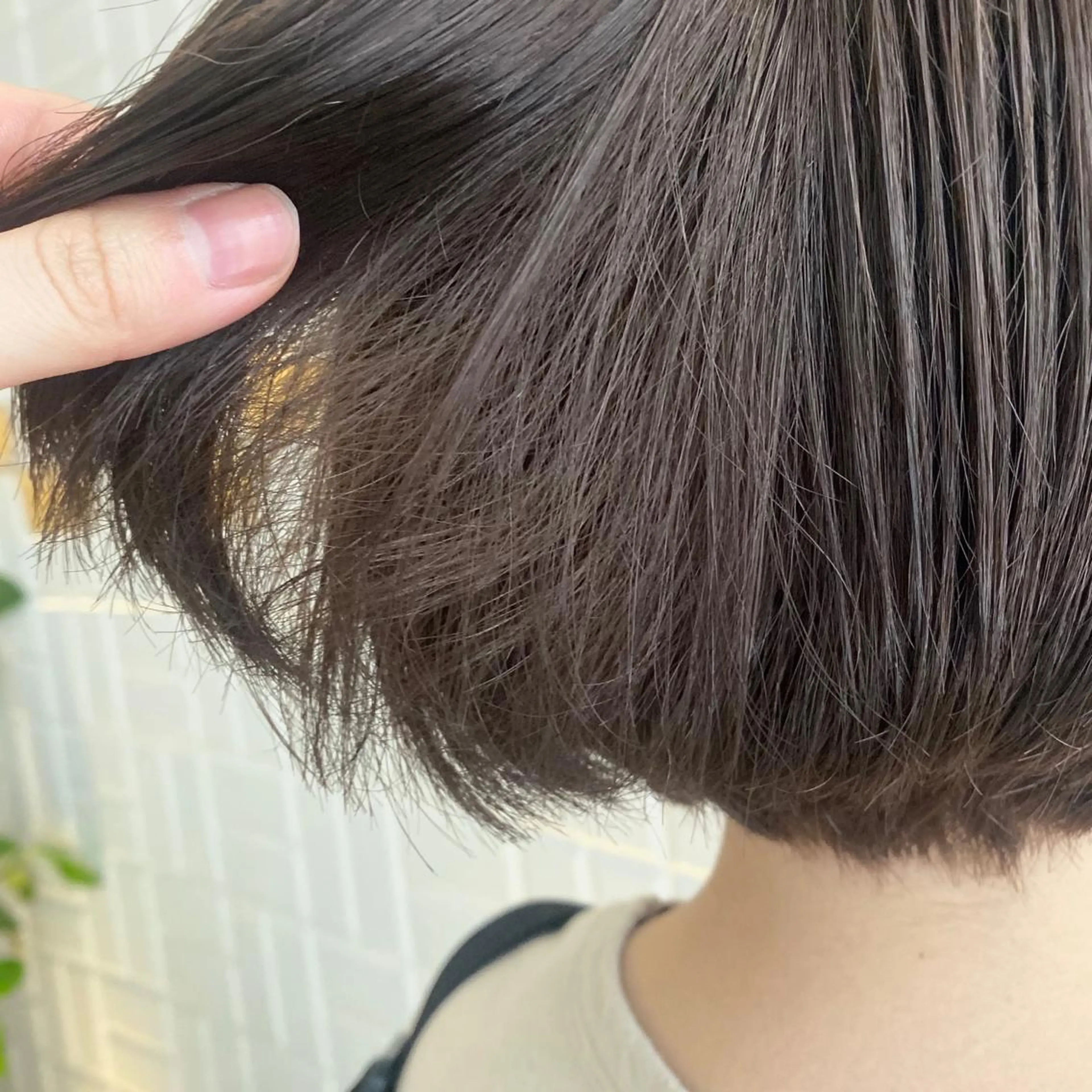 ショート カラー 透明感カラー ヘアカラー アオイ🩵暖色 /まろやかカラーのヘアスタイル