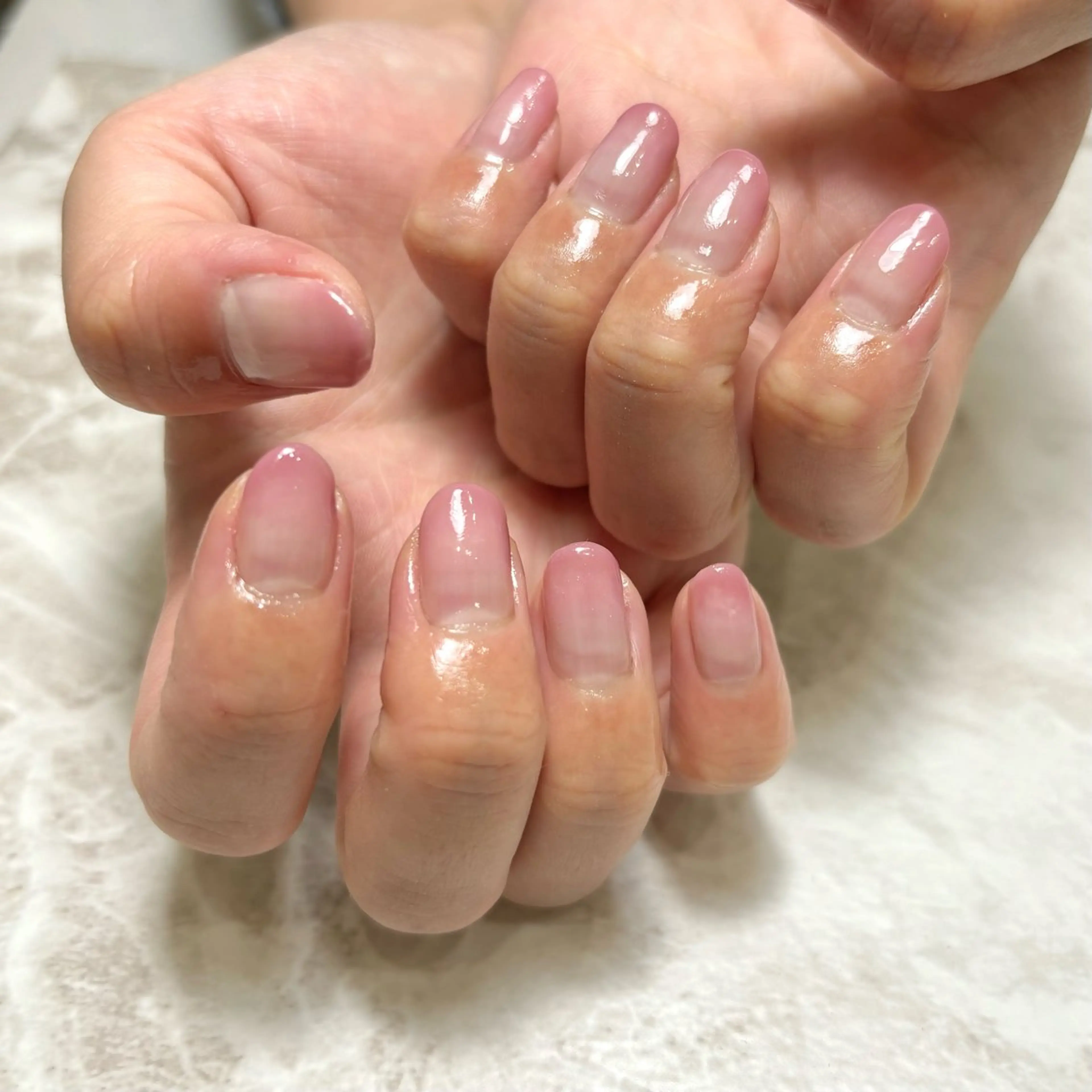 ネイル グラデーション シンプルネイル PINO 安田のネイルデザイン