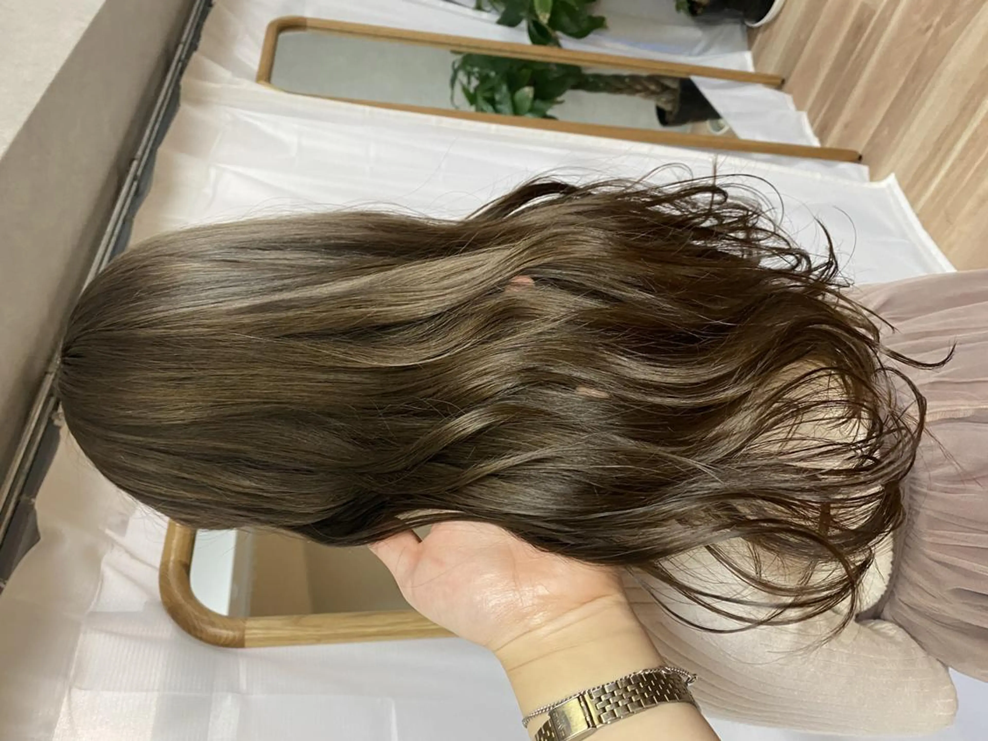 セミロング カラー ヘアアレンジ 女性専用サロン 【中崎町】ゆきみのヘアスタイル