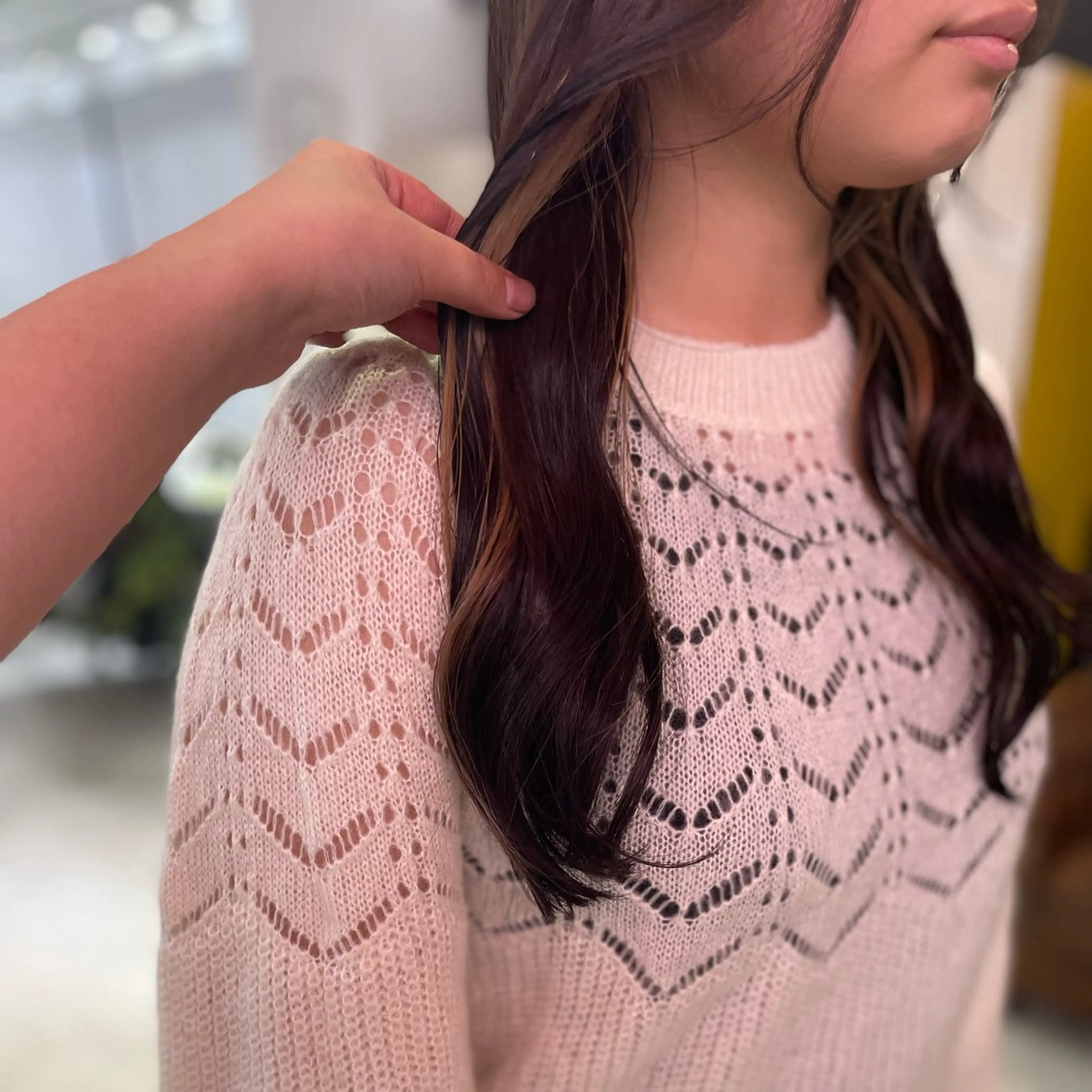 ロング カラー インナーカラー ハイトーン×デザイン 🪽🫧HIKARIのヘアスタイル