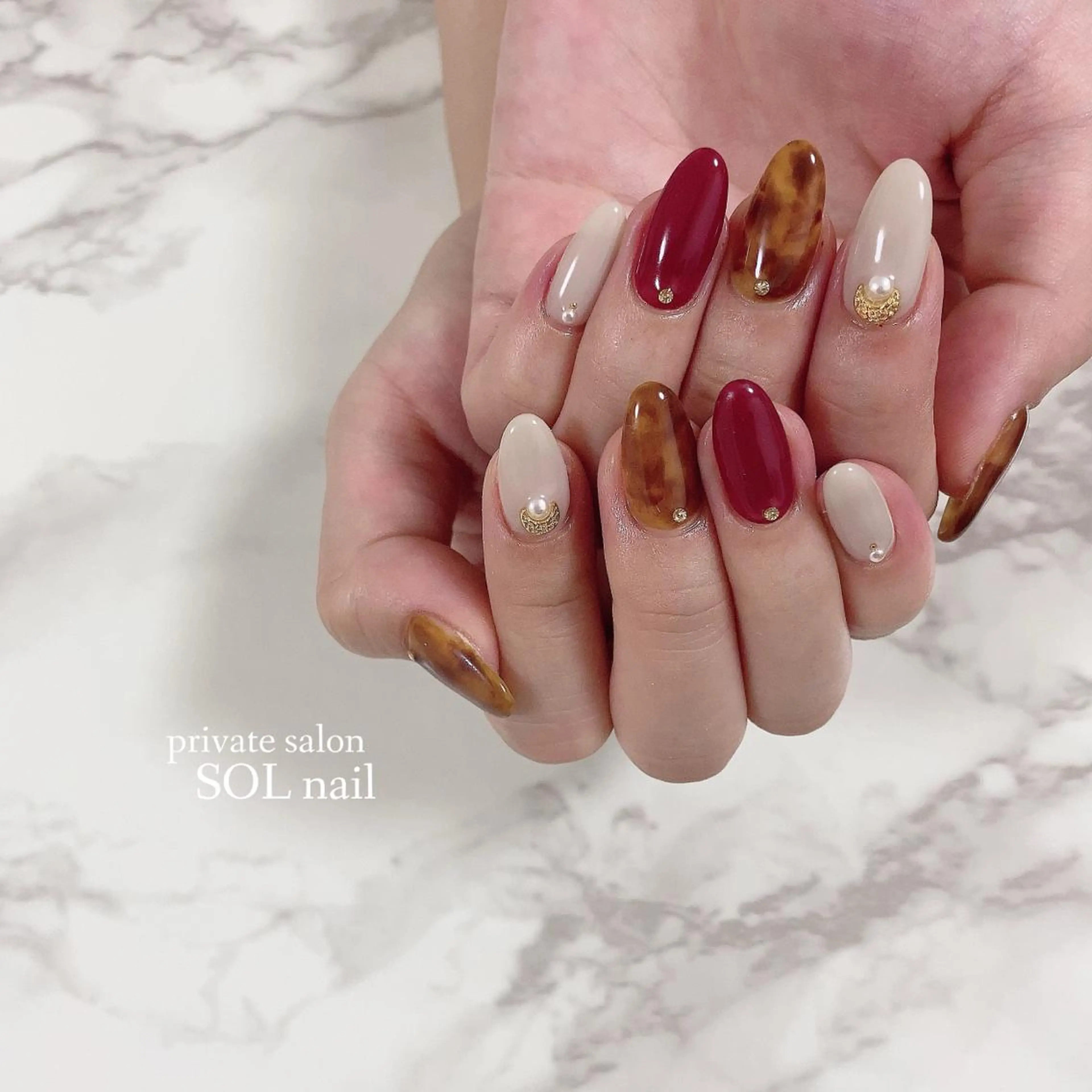 ネイル ハンドネイル SOL NAILのネイルデザイン