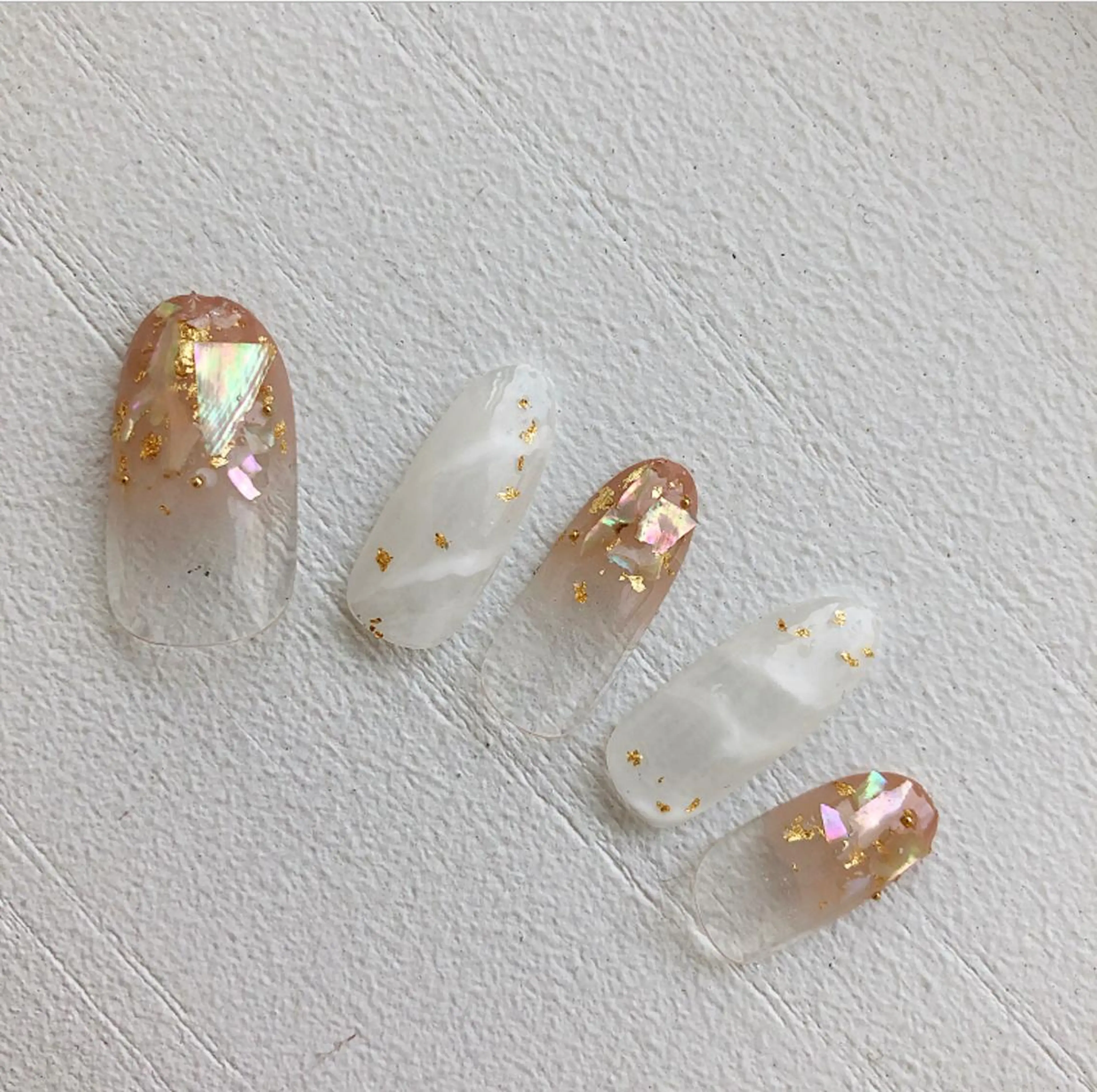 ネイル アートネイル 大理石ネイル(マーブル) ニュアンスネイル rina eye&nailのマツエク・マツパデザイン