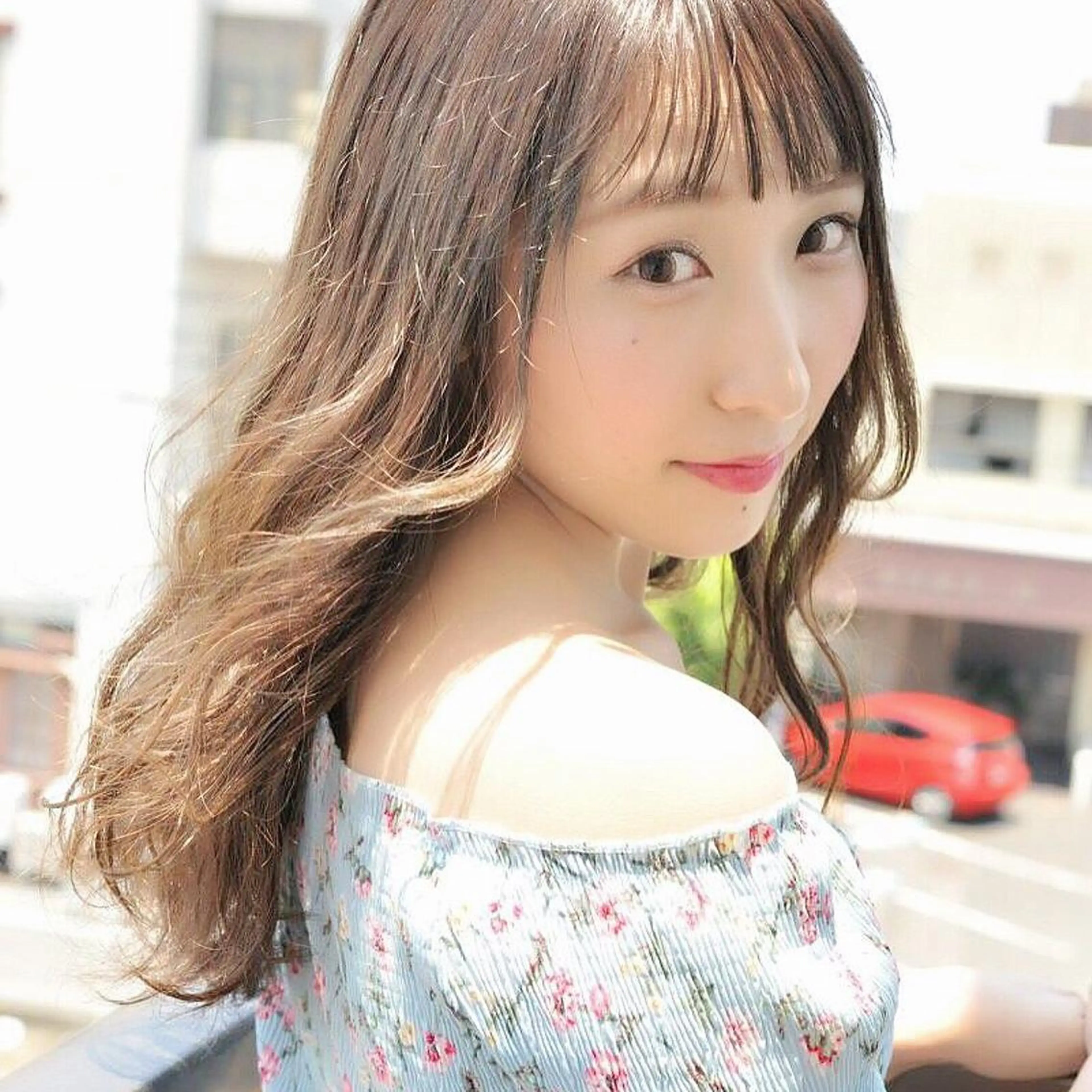 ロング カラー パーマ ブリーチ 透明感カラー グラデーションカラー ブリーチなしカラー TRICK STANDARD  natural所属・福元 光平のその他イメージ