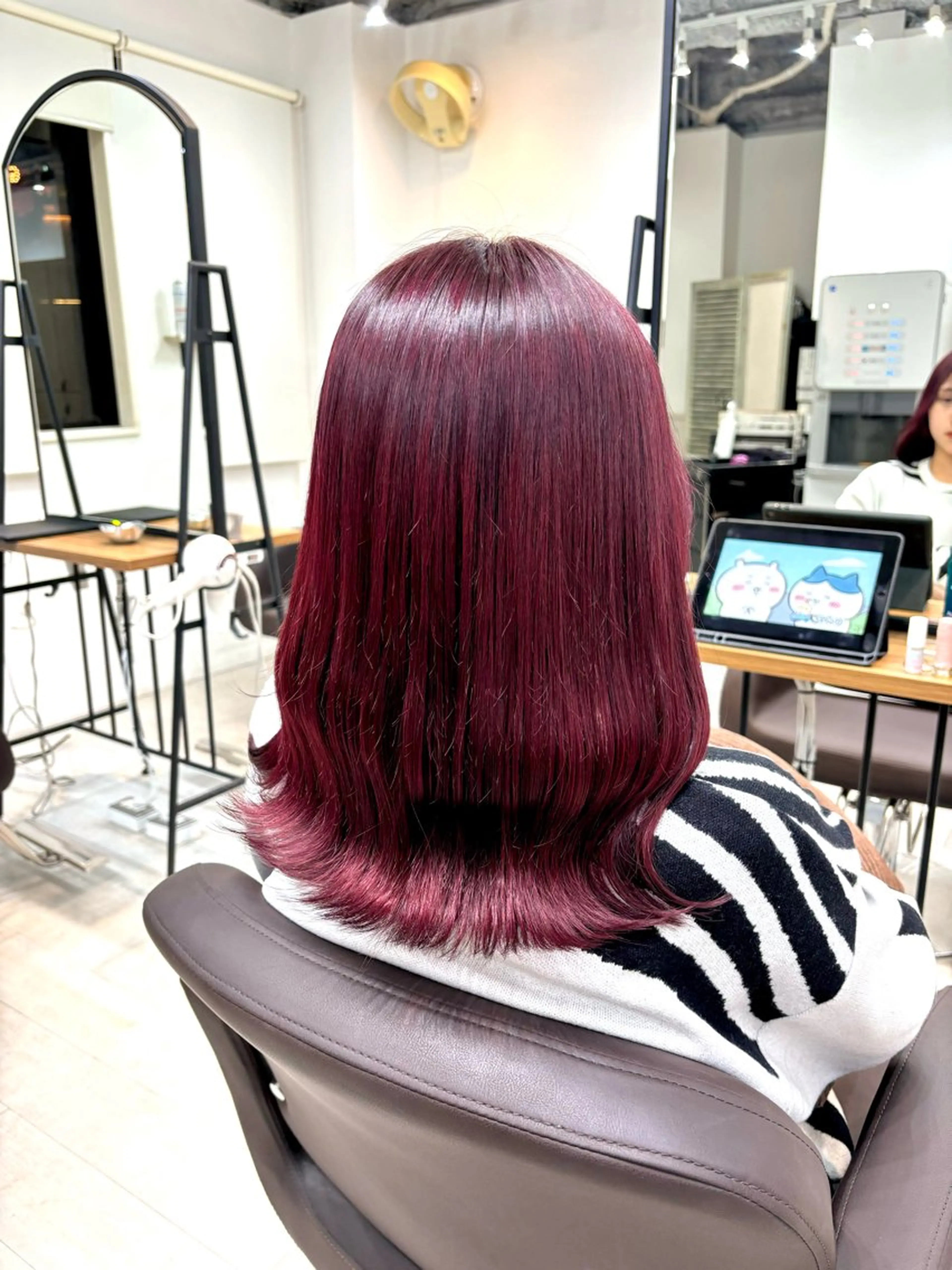 セミロング ヘアカラー トリートメント ヘッドスパ ヘアセット I S所属・🌿透明感カラー‪ 縮毛矯正✨かずきのヘアスタイル