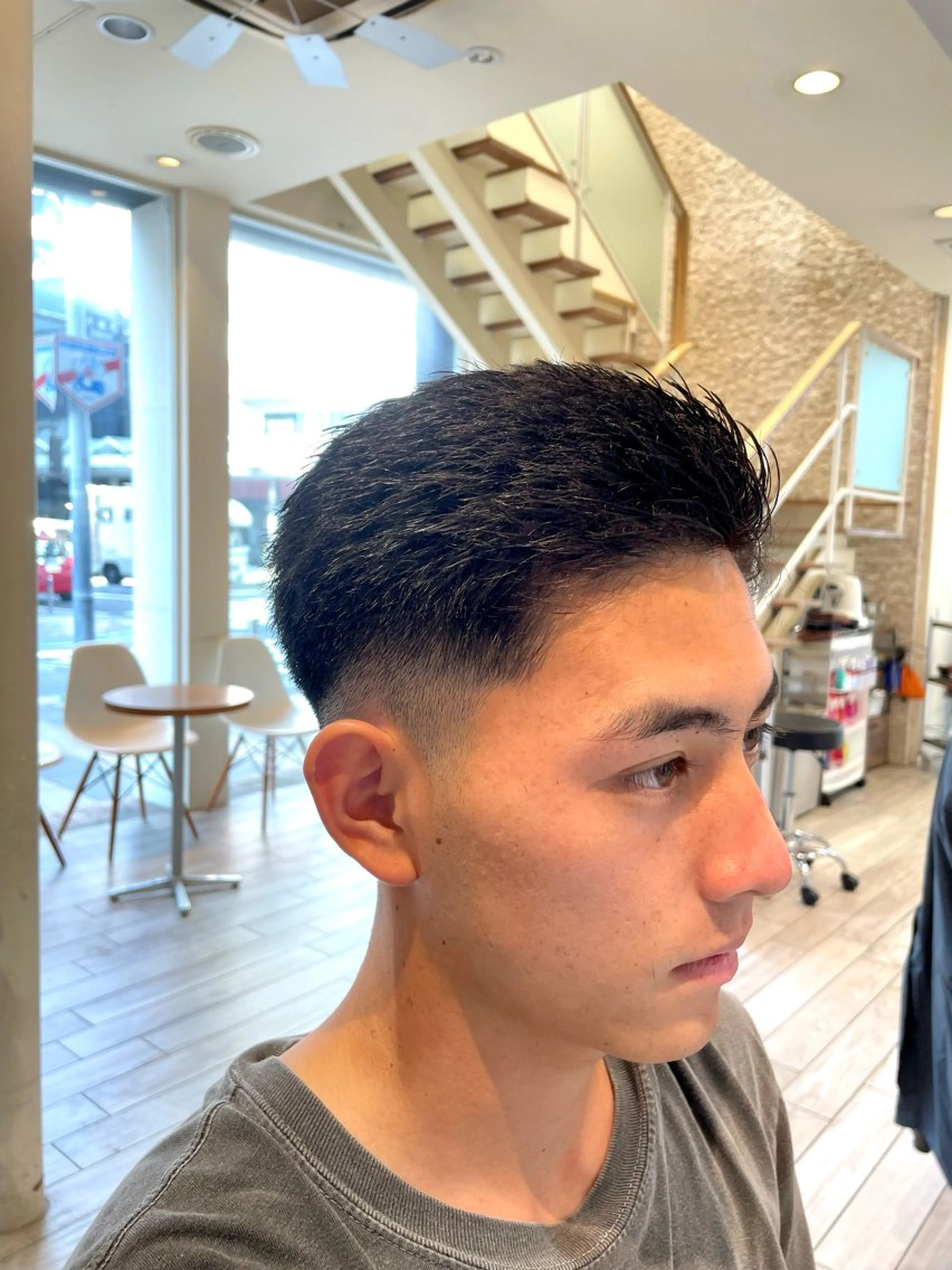 ショート メンズ フェードカット カット パーマ/フェード🔥 佐々木波人のヘアスタイル