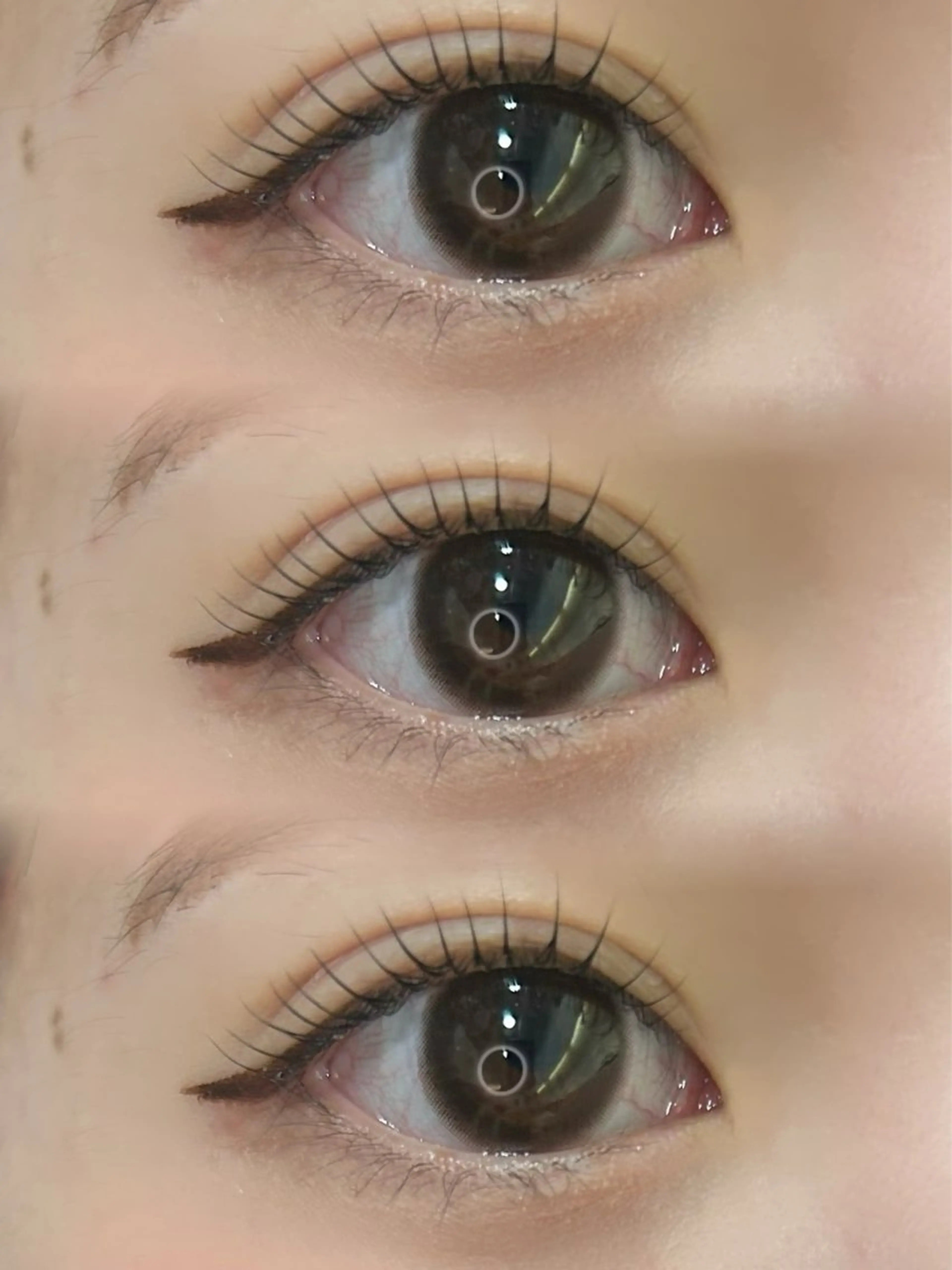 マツエク・マツパ ナチュラル 一重×まつ毛パーマ femme横川 Rinkaのマツエク・マツパデザイン