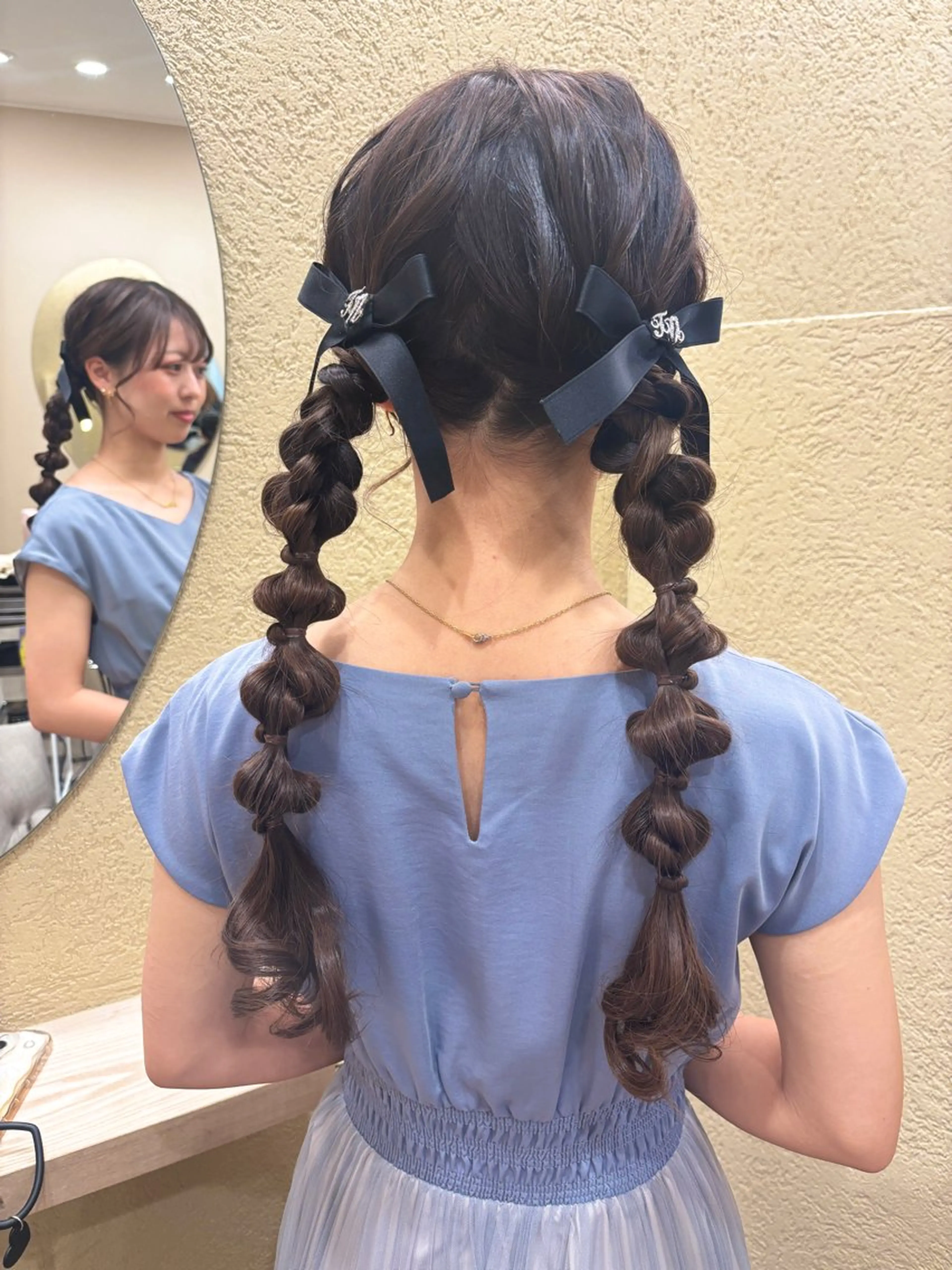 ロング ヘアアレンジ え りのヘアスタイル