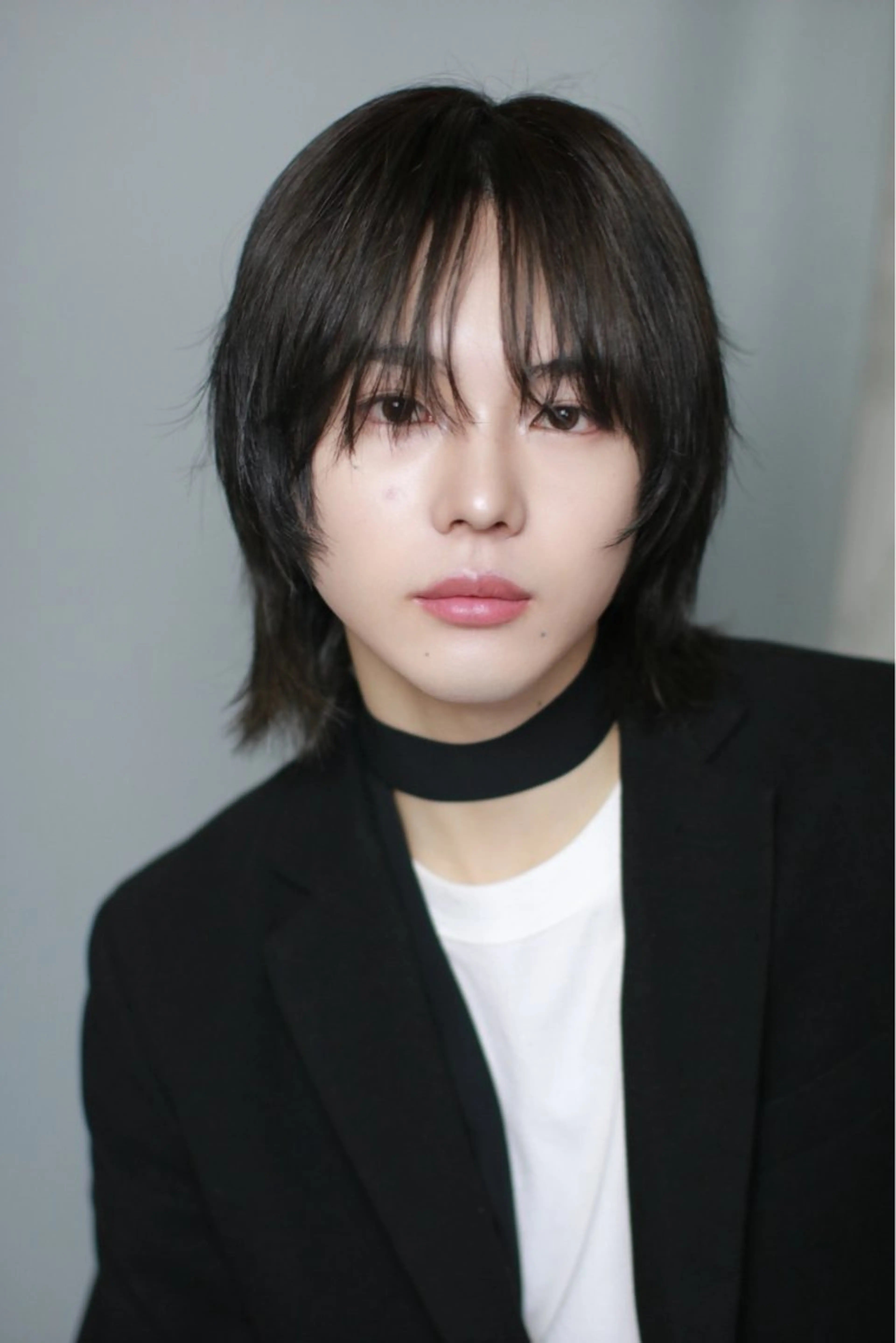 ミディアム ヘアアレンジ メンズ ヘアセット ADOR所属・韓国ヘアADOR HARUKIのヘアスタイル