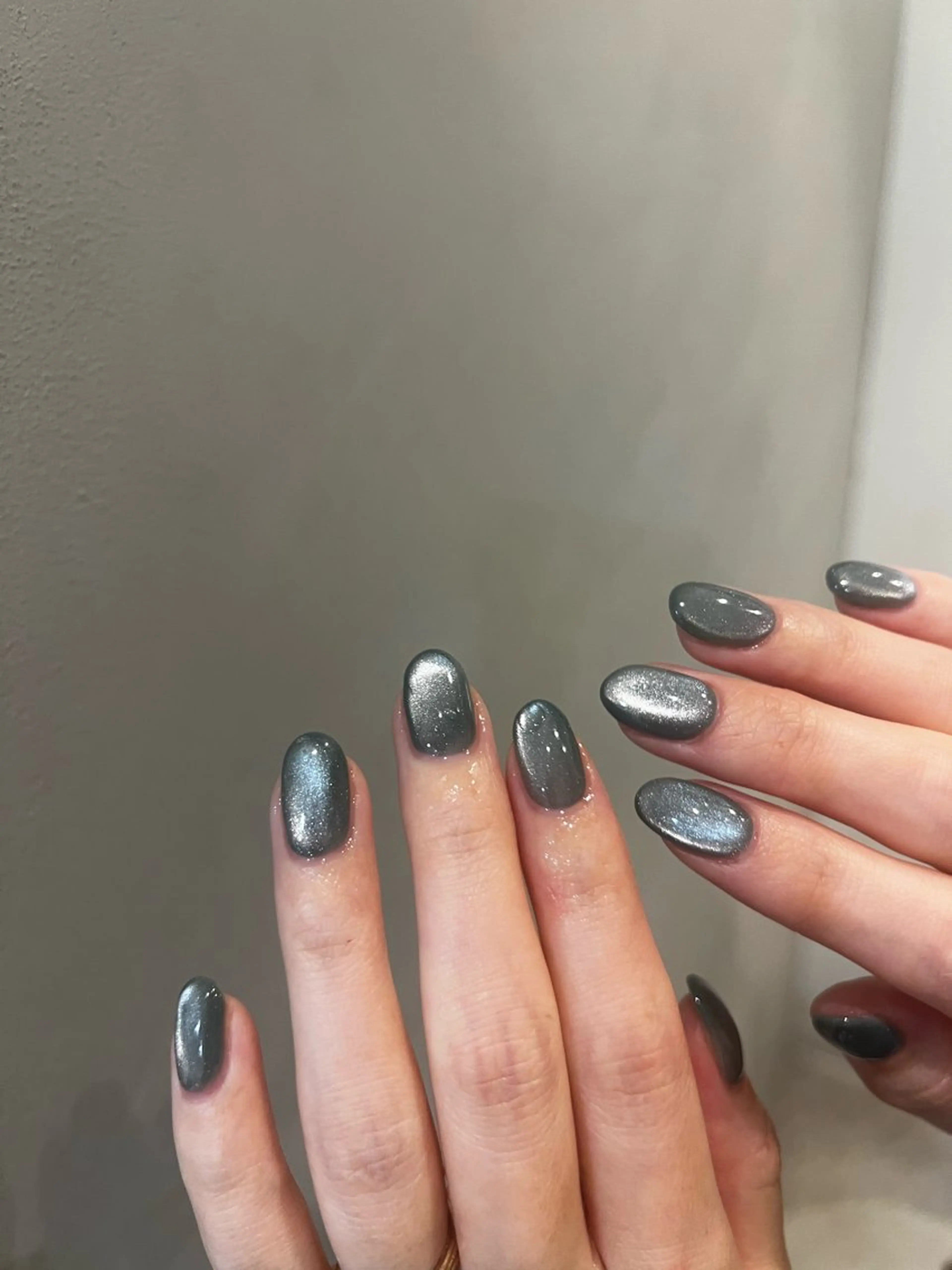 【フィルイン対応🙆‍♀️⭕️こだわりケア付き🌈】ハンド🖐️マグネットorミラーネイル、フラッシュネイルコース💅の写真