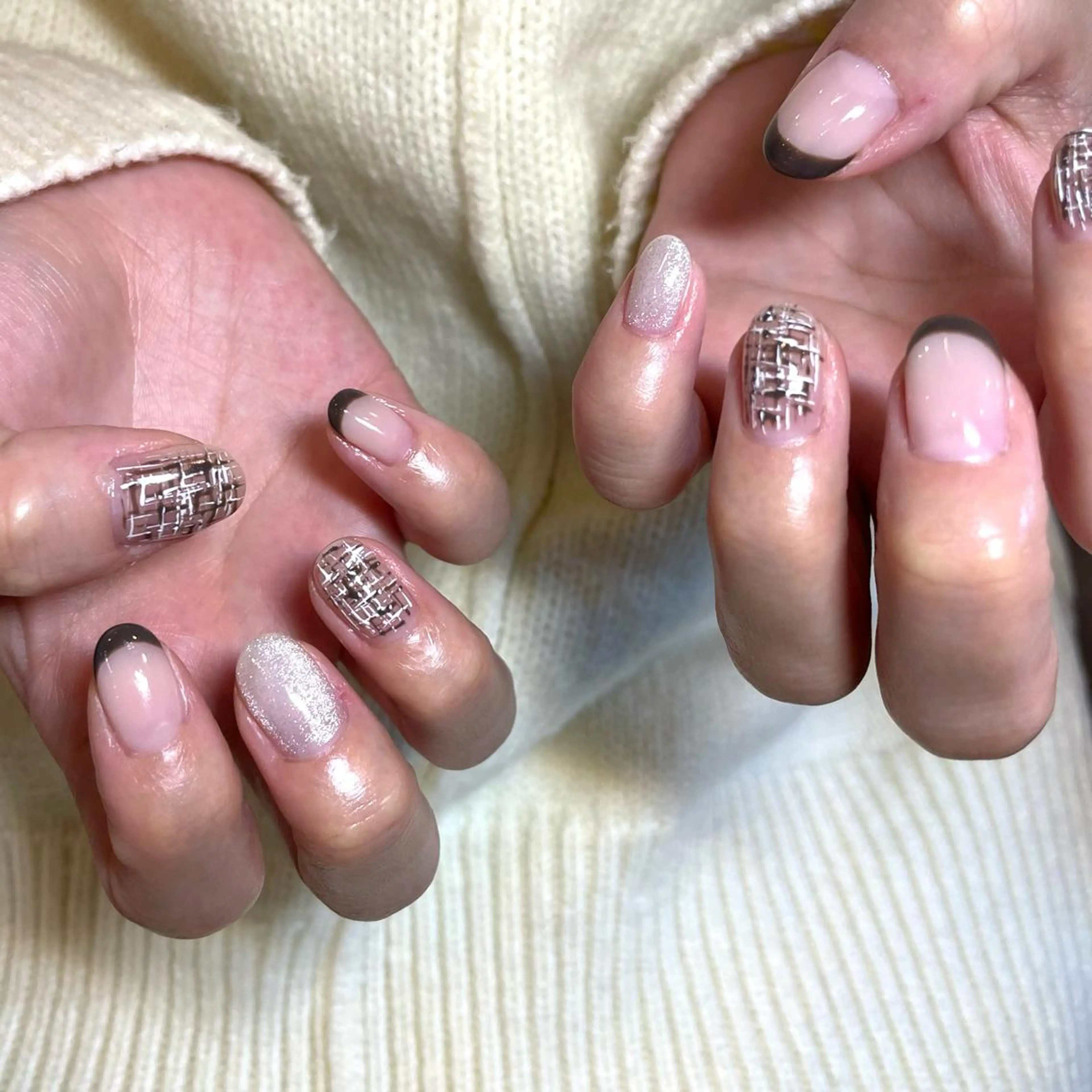 ネイル ハンドネイル 水戸 彩夏のネイルデザイン