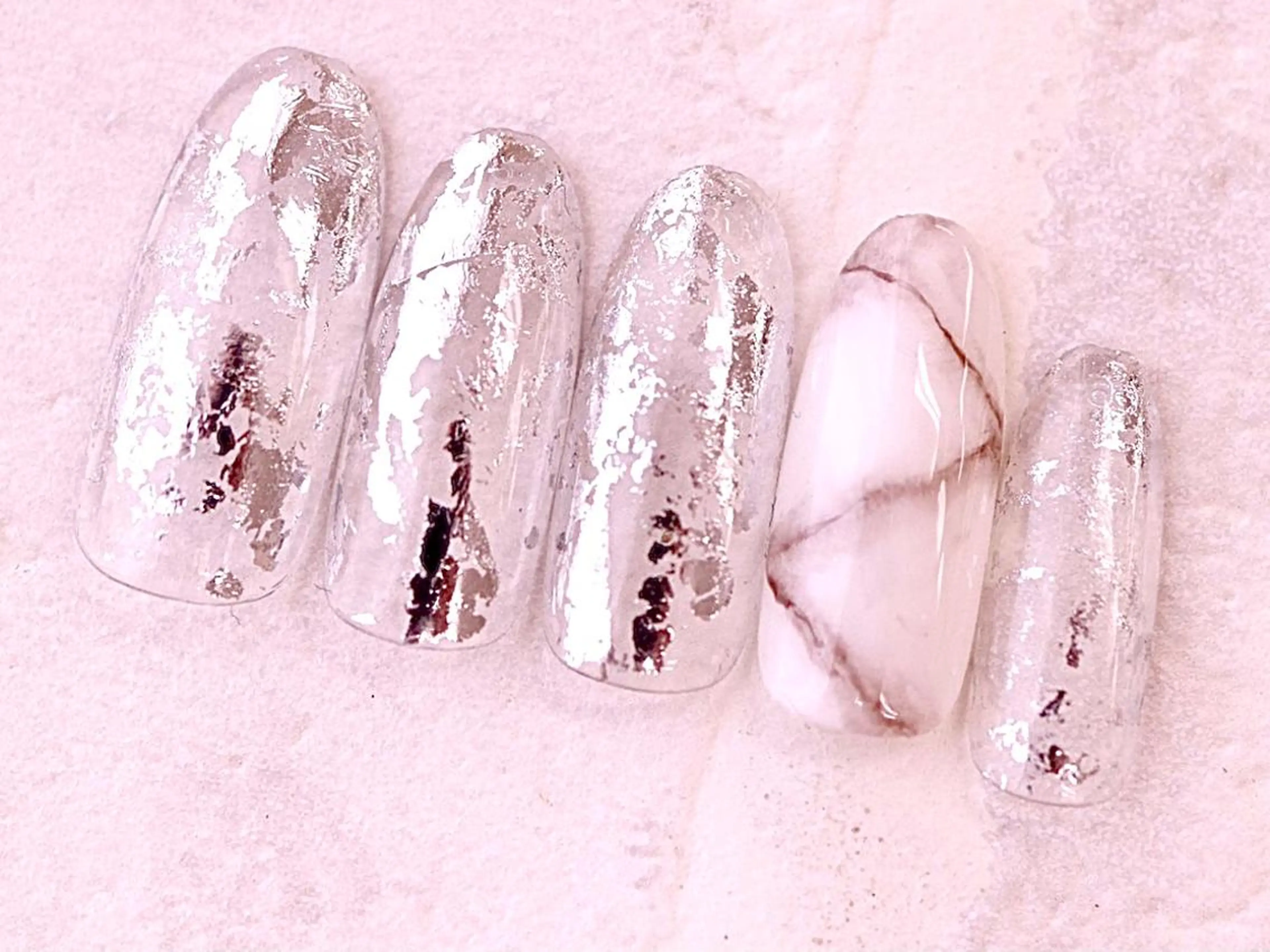 ネイル 大理石ネイル(マーブル) Dolce.Nail 柏店のネイルデザイン