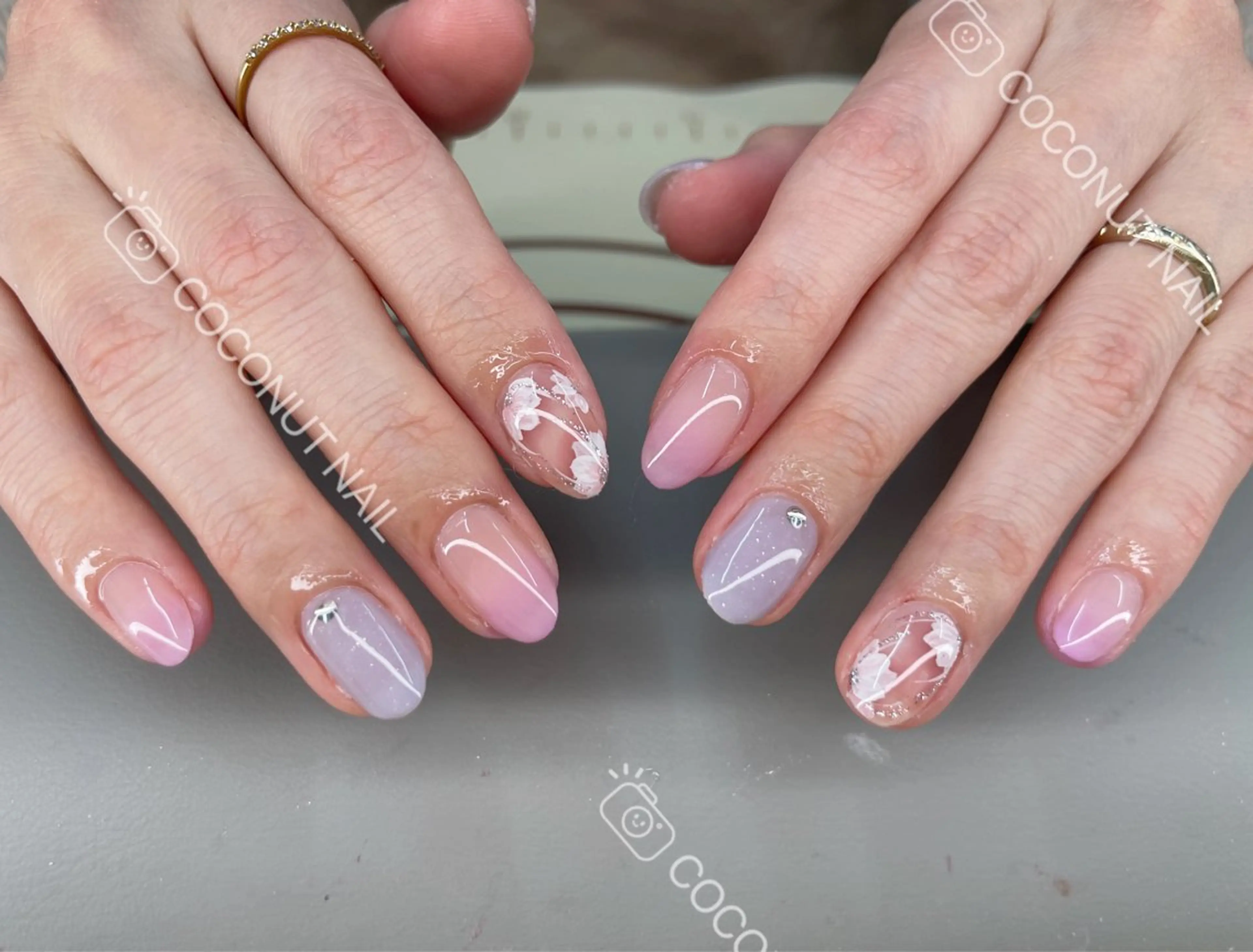 ネイル ハンドネイル 神田 ココナッツのネイルデザイン