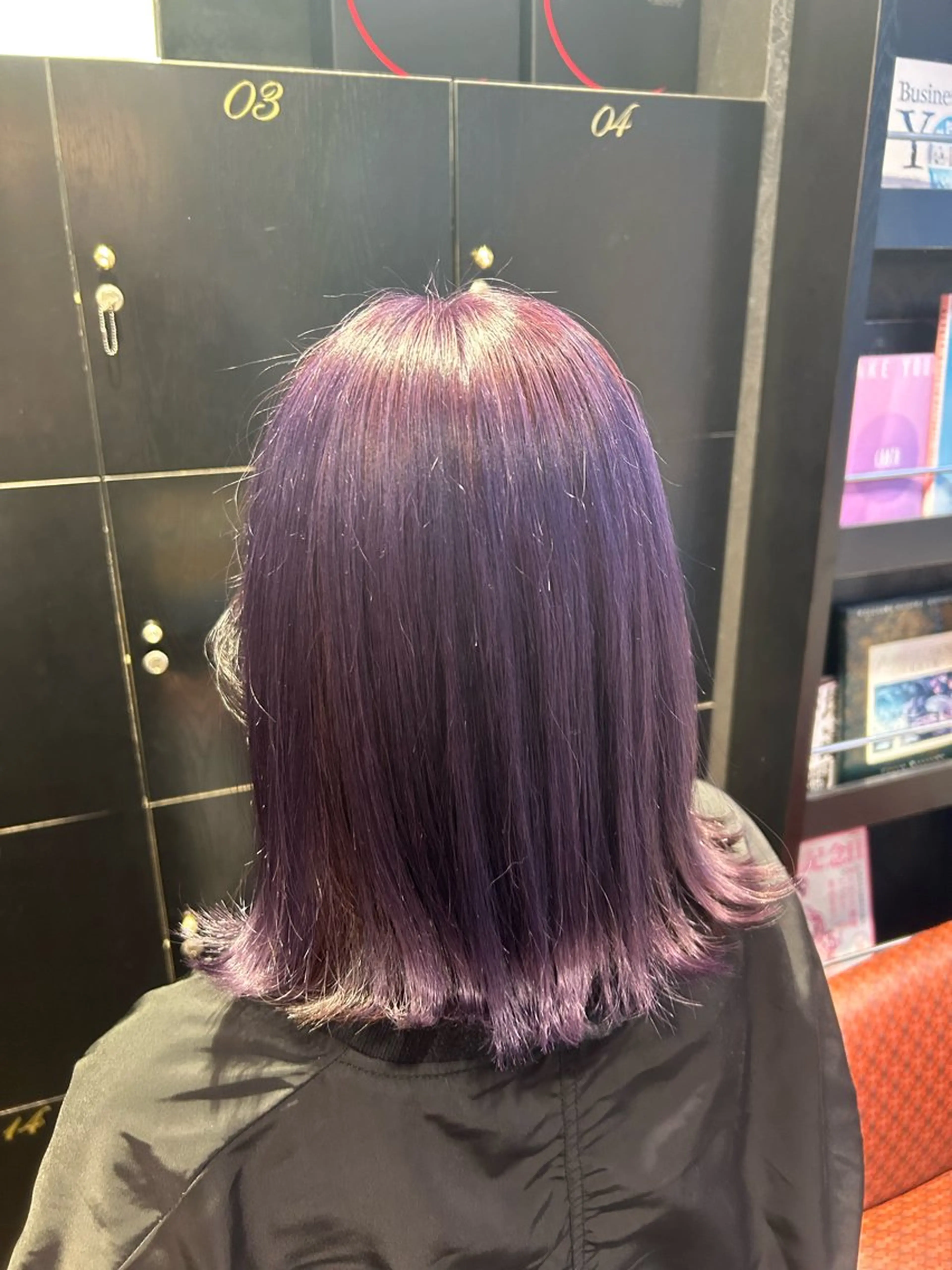 ミディアム カラー 🧸くすみ系カラー anjuのヘアスタイル