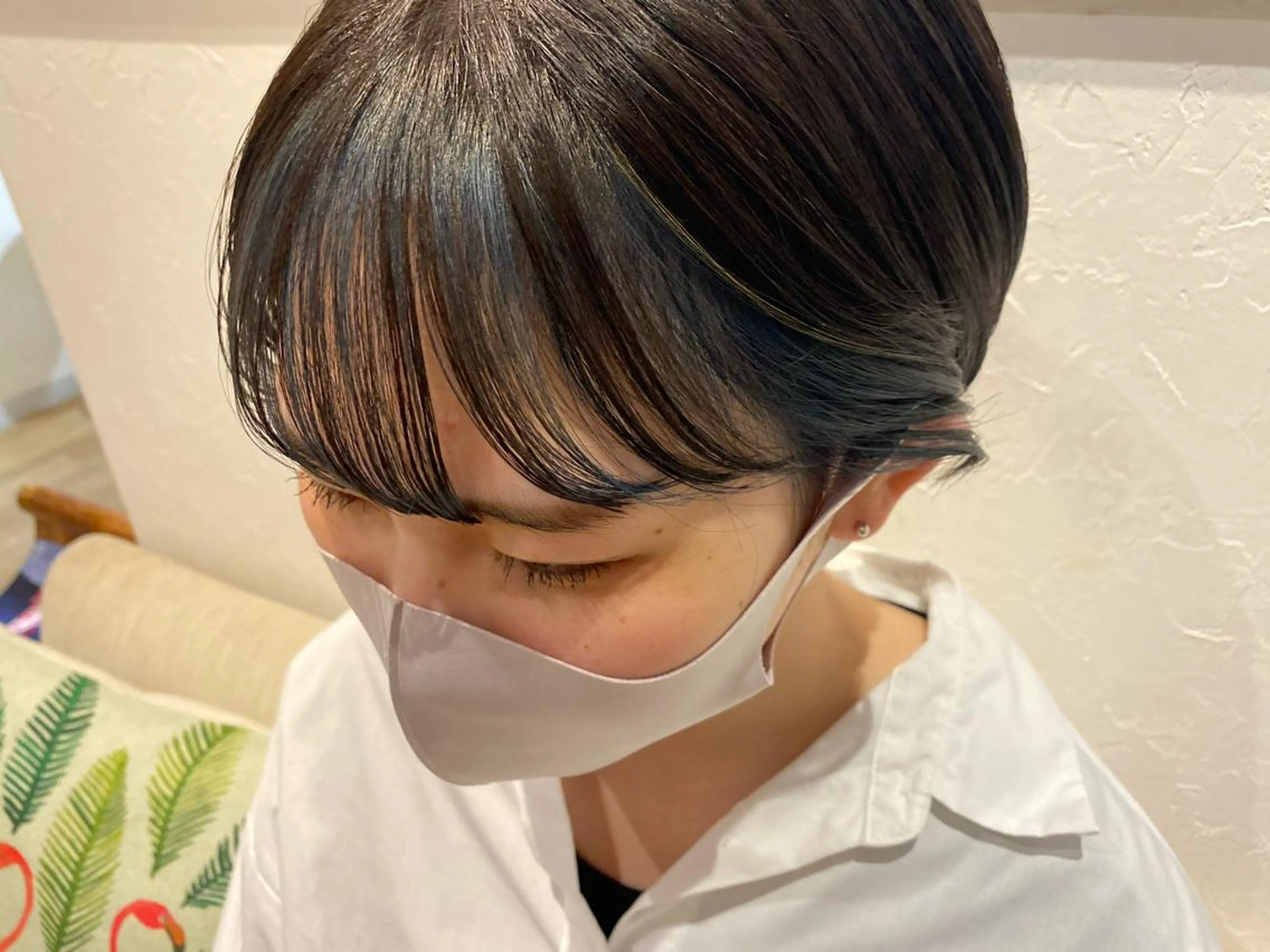 ショート カラー インナーカラー Ate by little所属・青木 梢のヘアスタイル