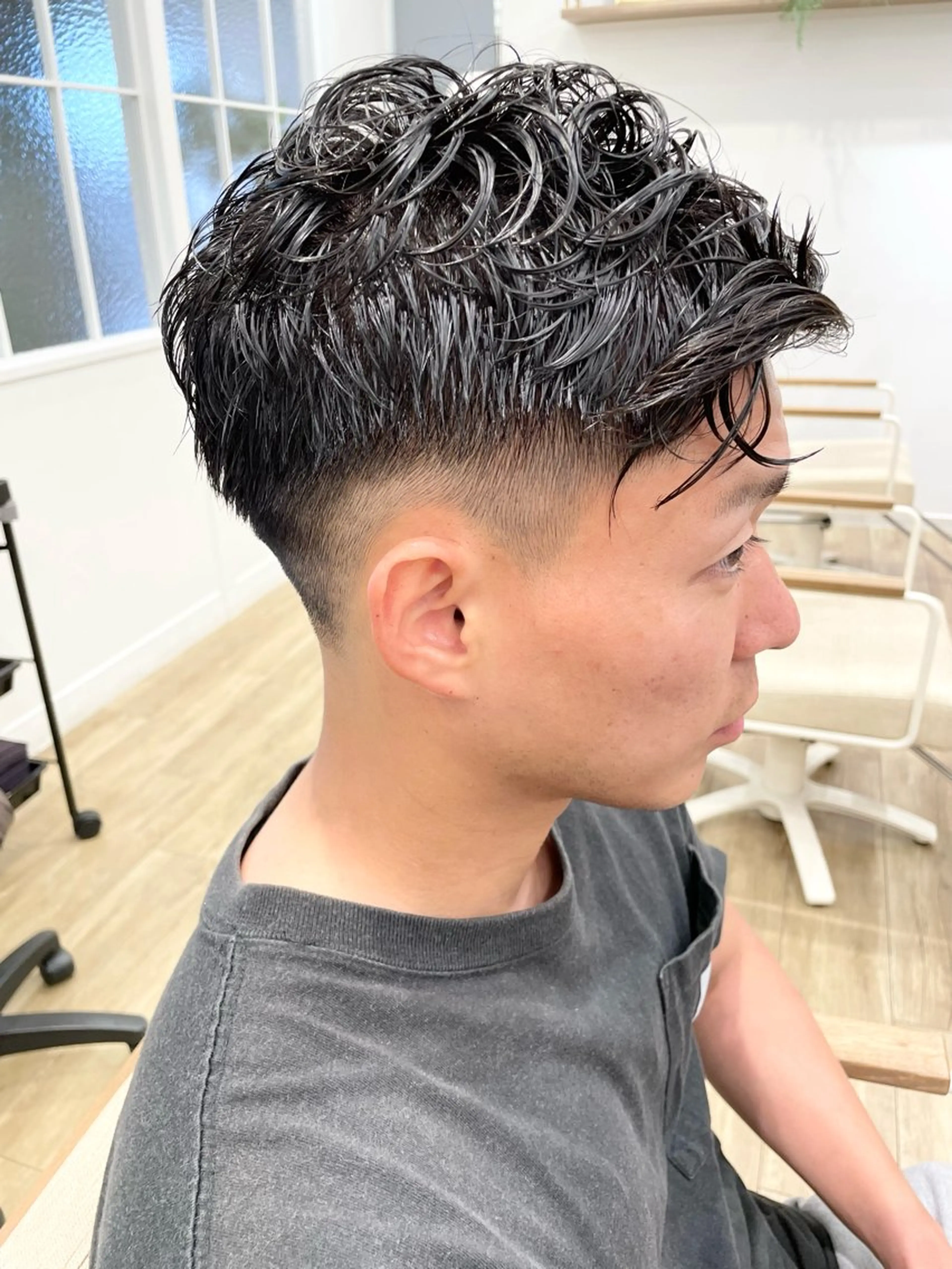 ショート メンズ メンズパーマ 松田 /骨格矯正カットのヘアスタイル