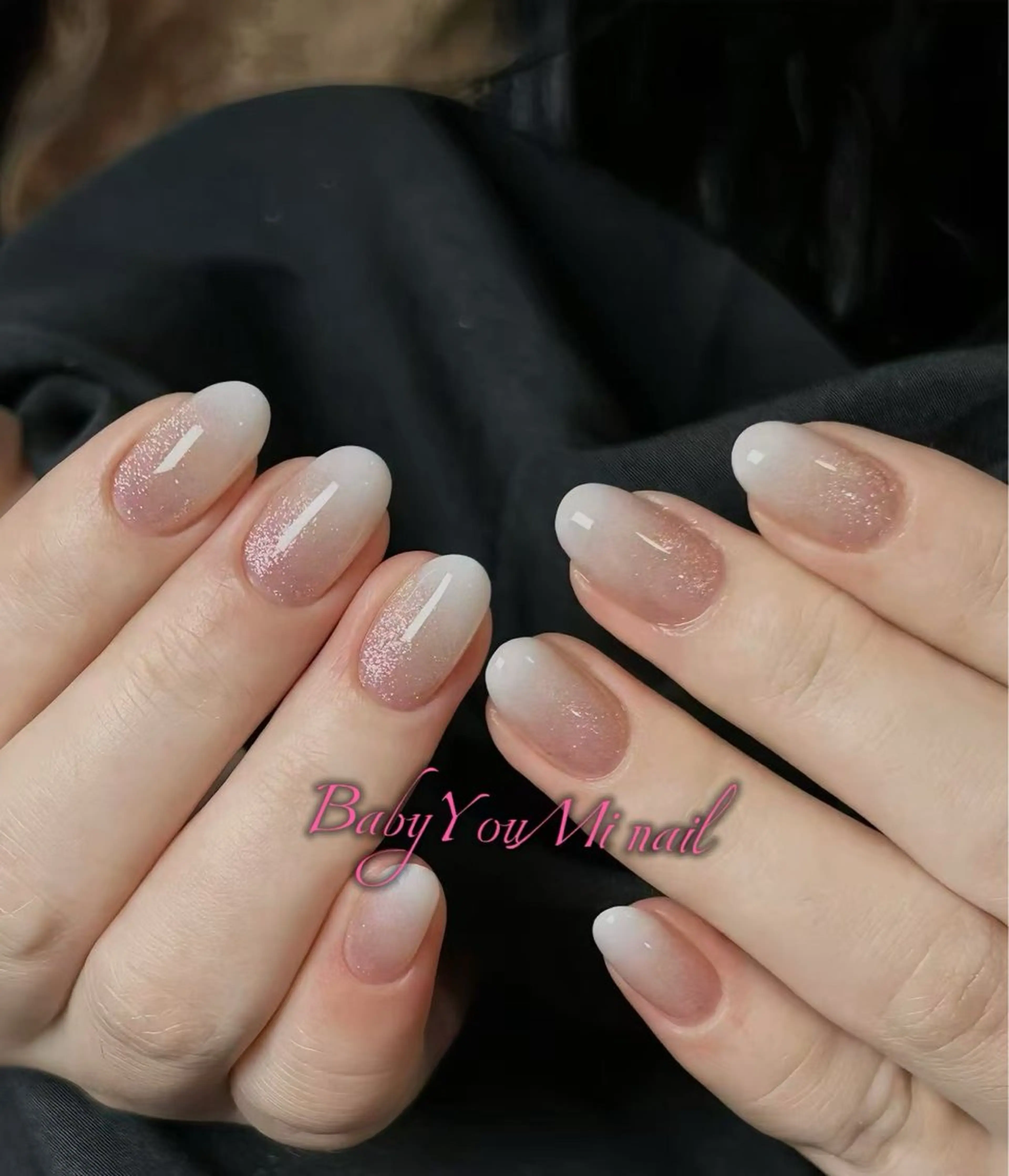 ネイル オーロラネイル フラワーネイル フットネイル フレンチネイル ジェルネイル ハンドネイル ハンドケア BabyYouMi nailのネイルデザイン