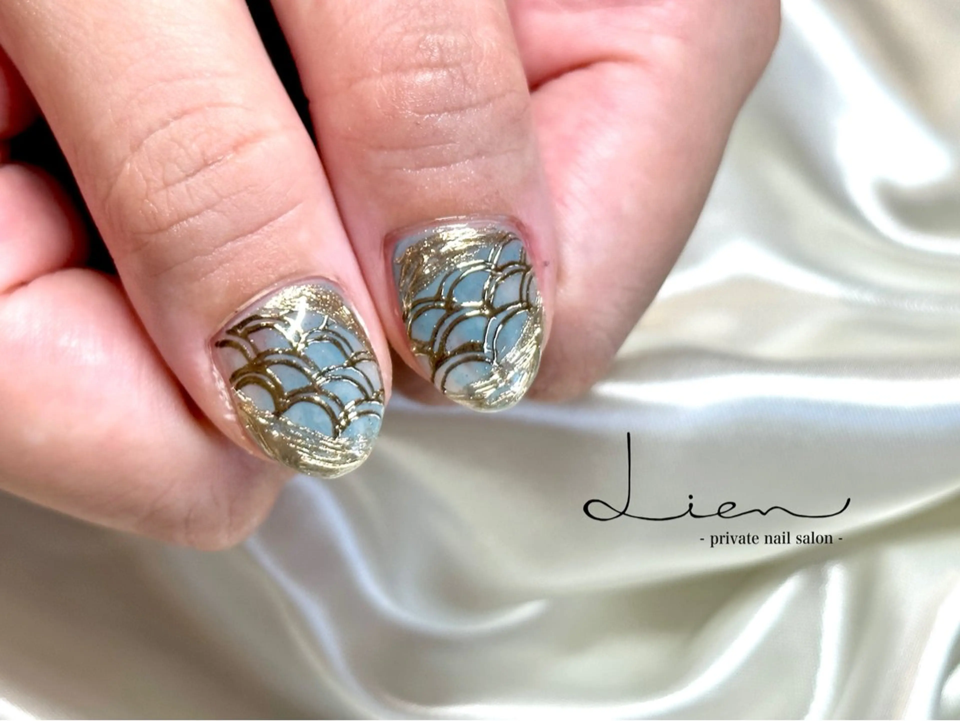 ネイル ニュアンスネイル Lien 【リアン】北堀江のネイルデザイン