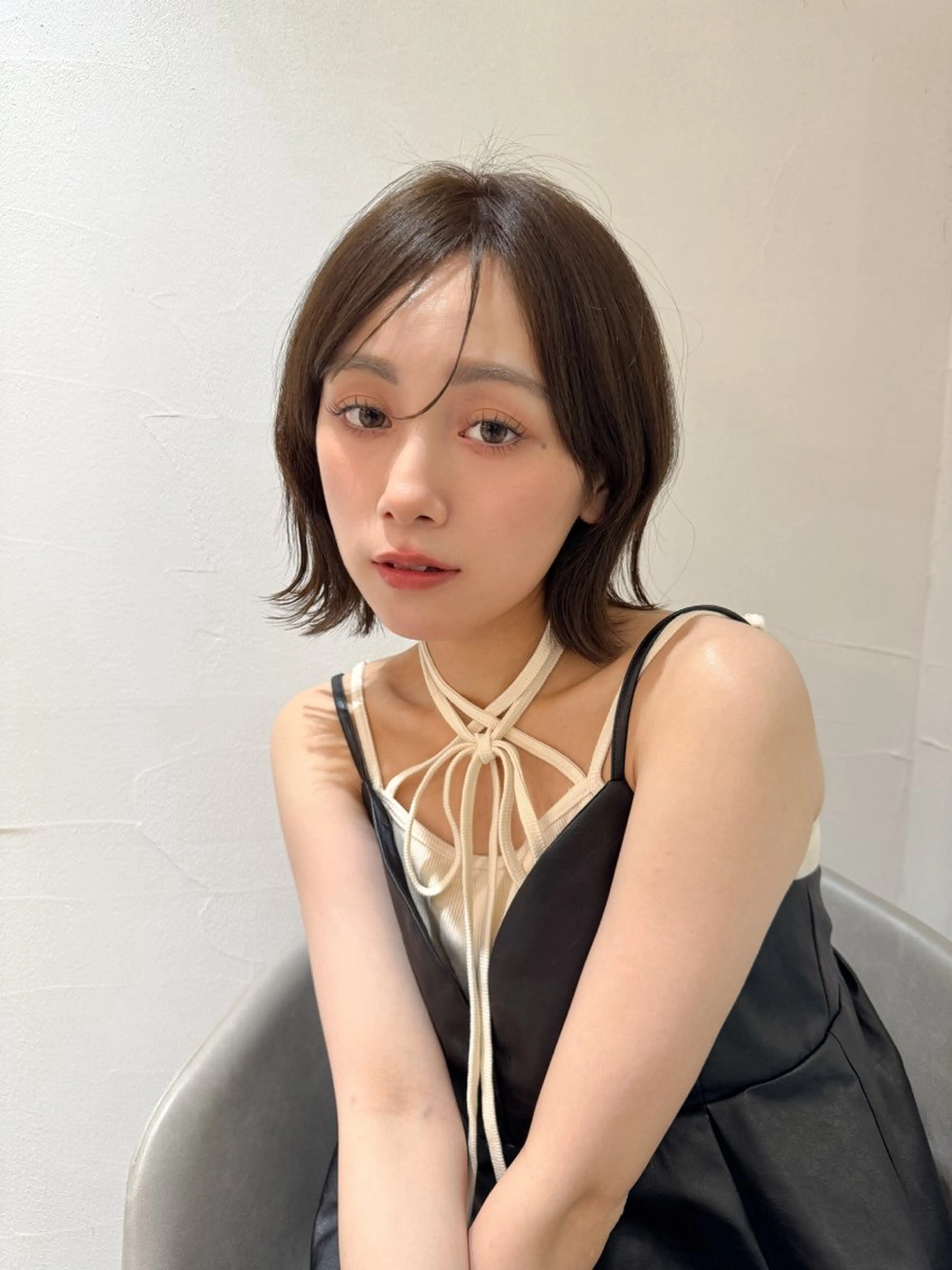 ミディアム Lond partir 【ロンド パルティール】所属・🫧ショート/ボブ/ パーマ/ゆーな🫧‪のヘアスタイル