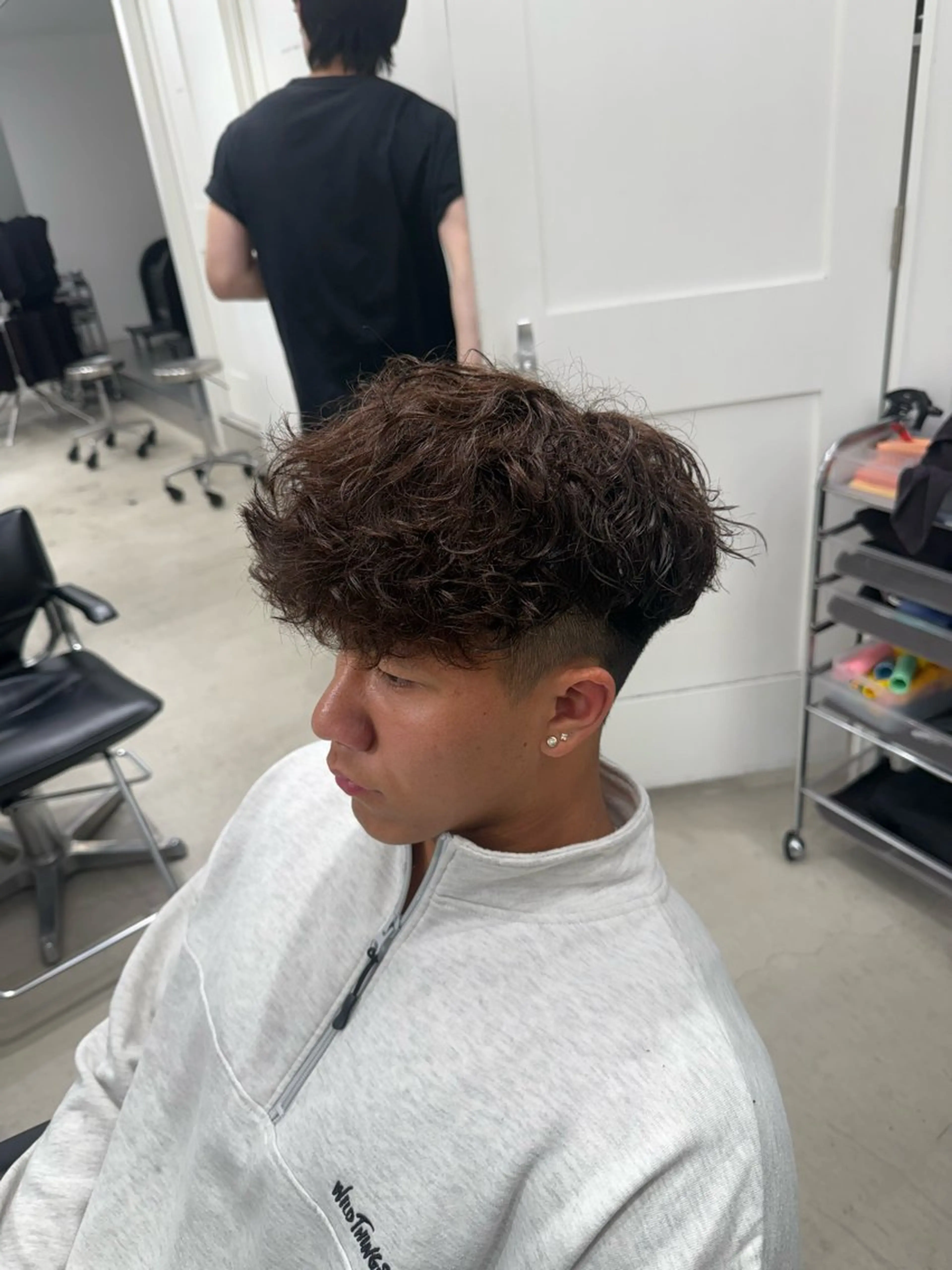 カラー パーマ メンズ ヘアカラー パーマ 深谷 侑亮のヘアスタイル