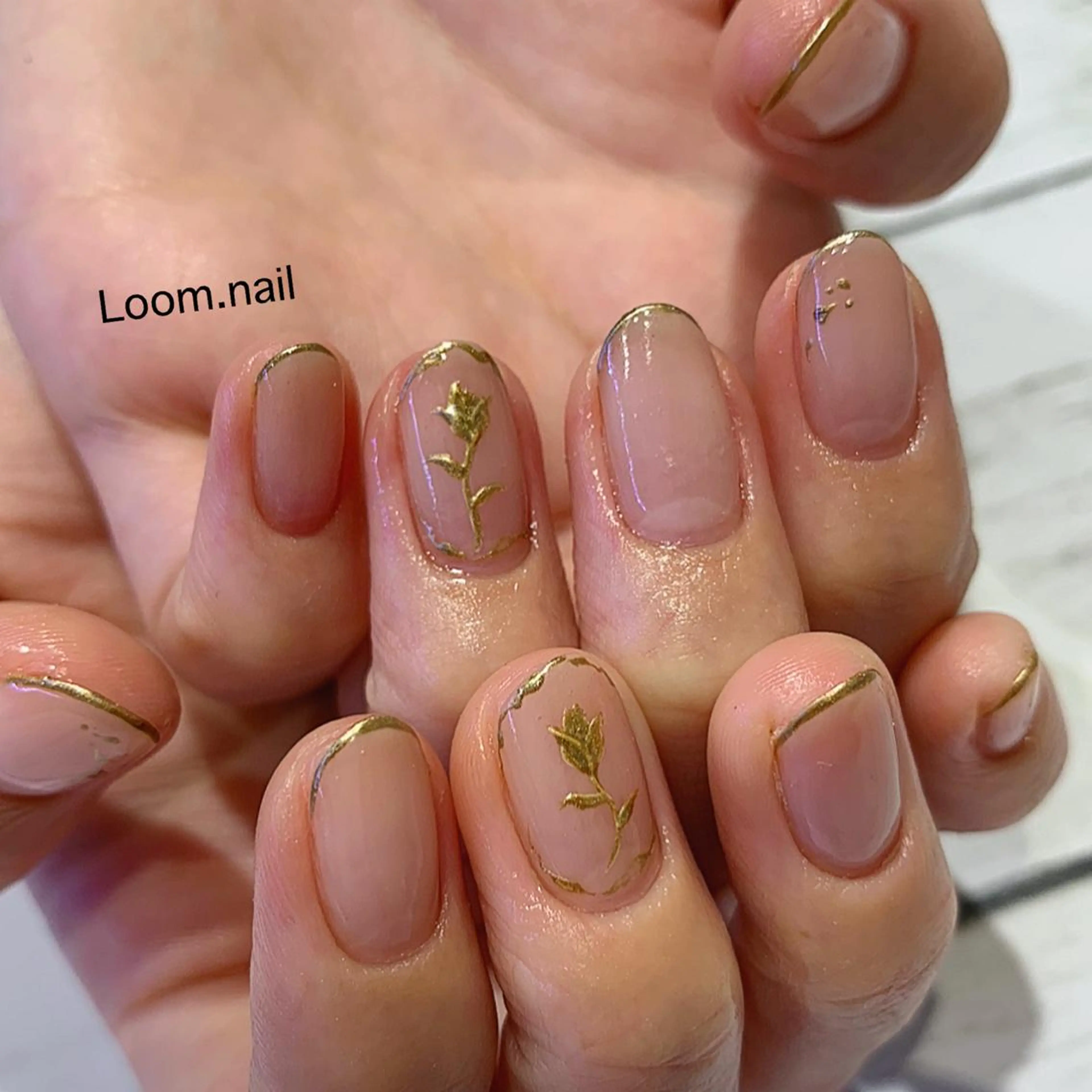 ネイル アートネイル Loom所属・hrd manamiのネイルデザイン