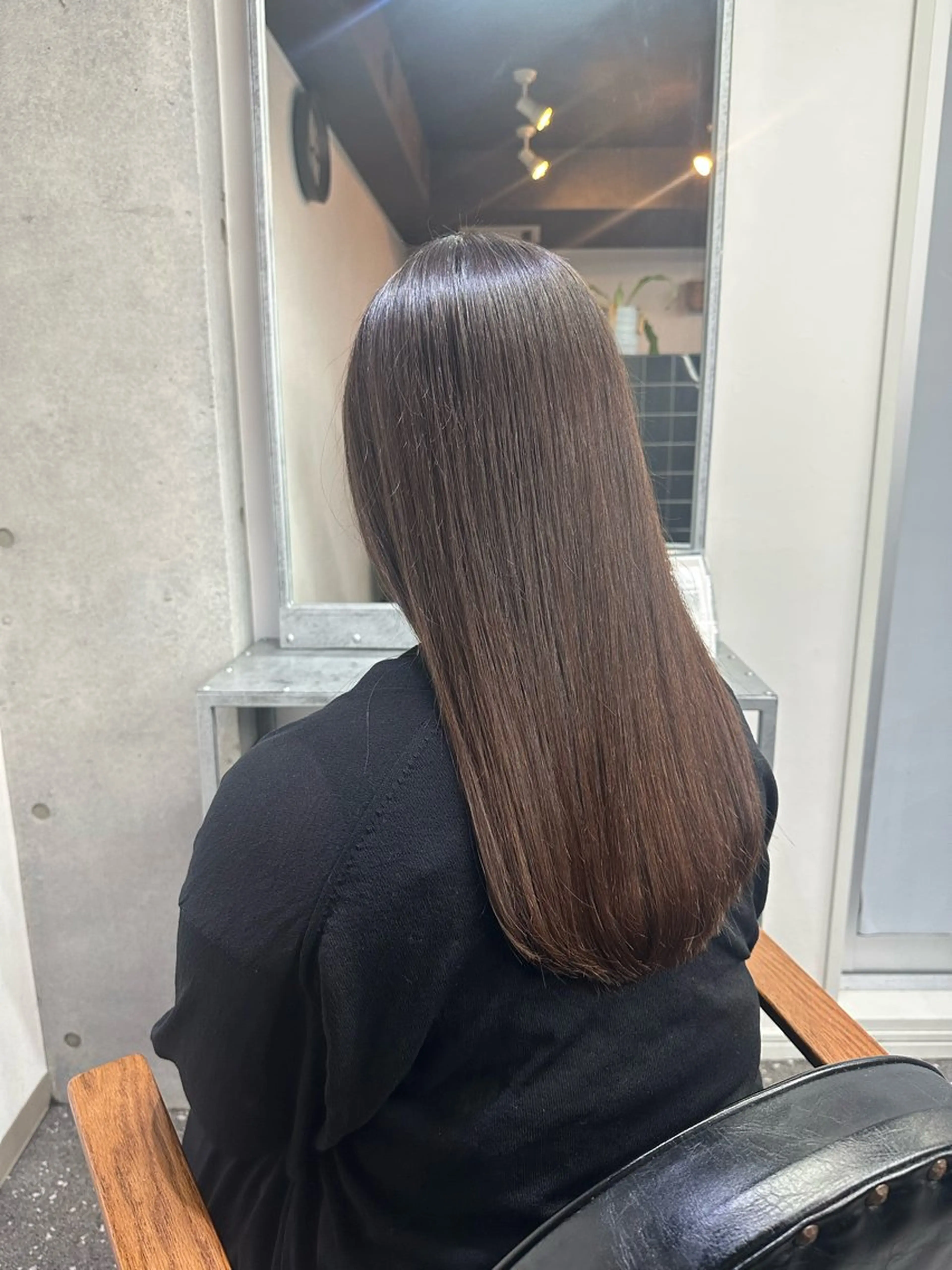 ロング パーマ カット 縮毛矯正 トリートメント 髪質改善⭐️縮毛矯正 中野⭐️Rinaのヘアスタイル