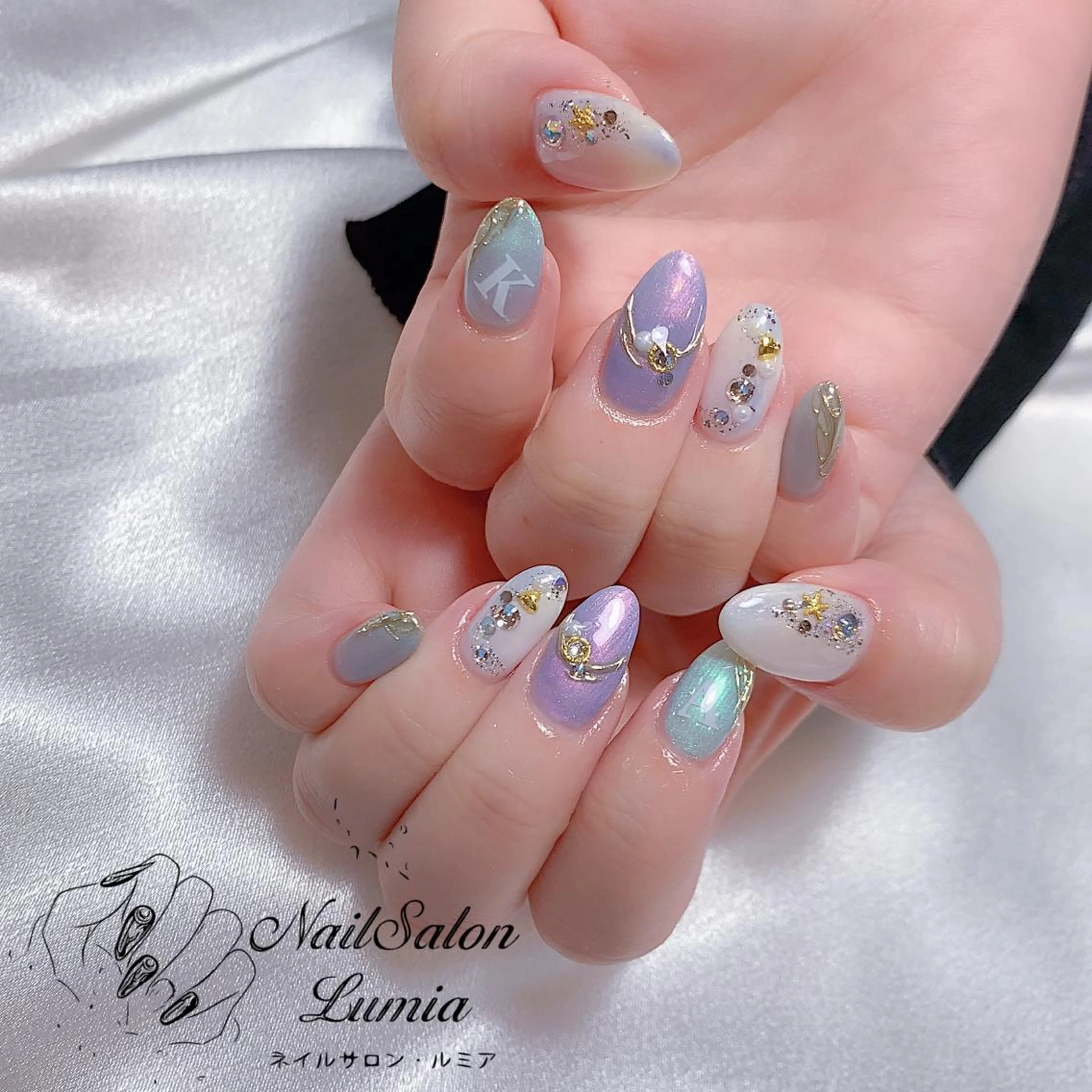 ネイル ハンドネイル ネイルサロン ルミア Lumia 店長のネイルデザイン