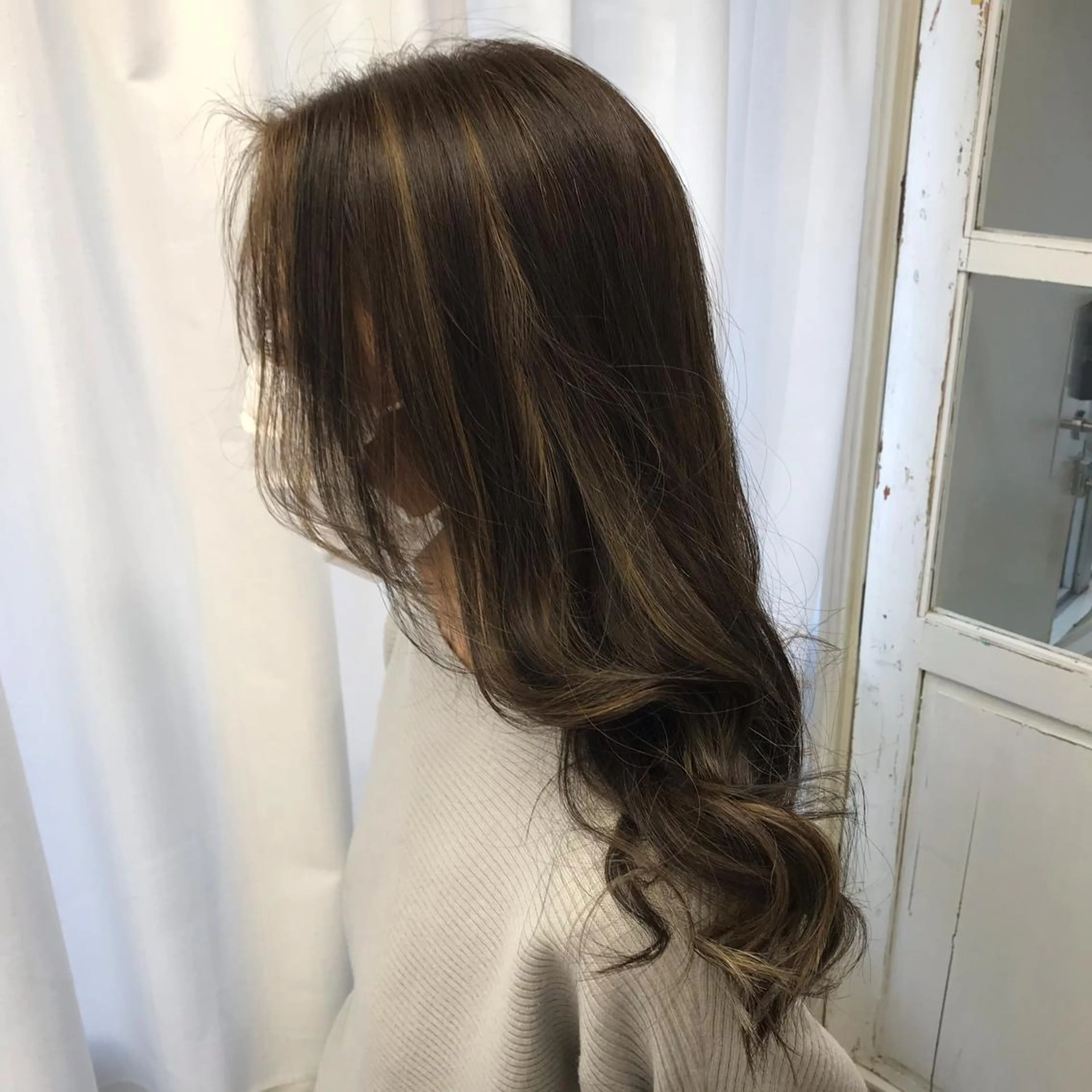 ミディアム カラー ハイライトカラー ハイライト ていねい技術No.1 🌈諏訪 健太のヘアスタイル