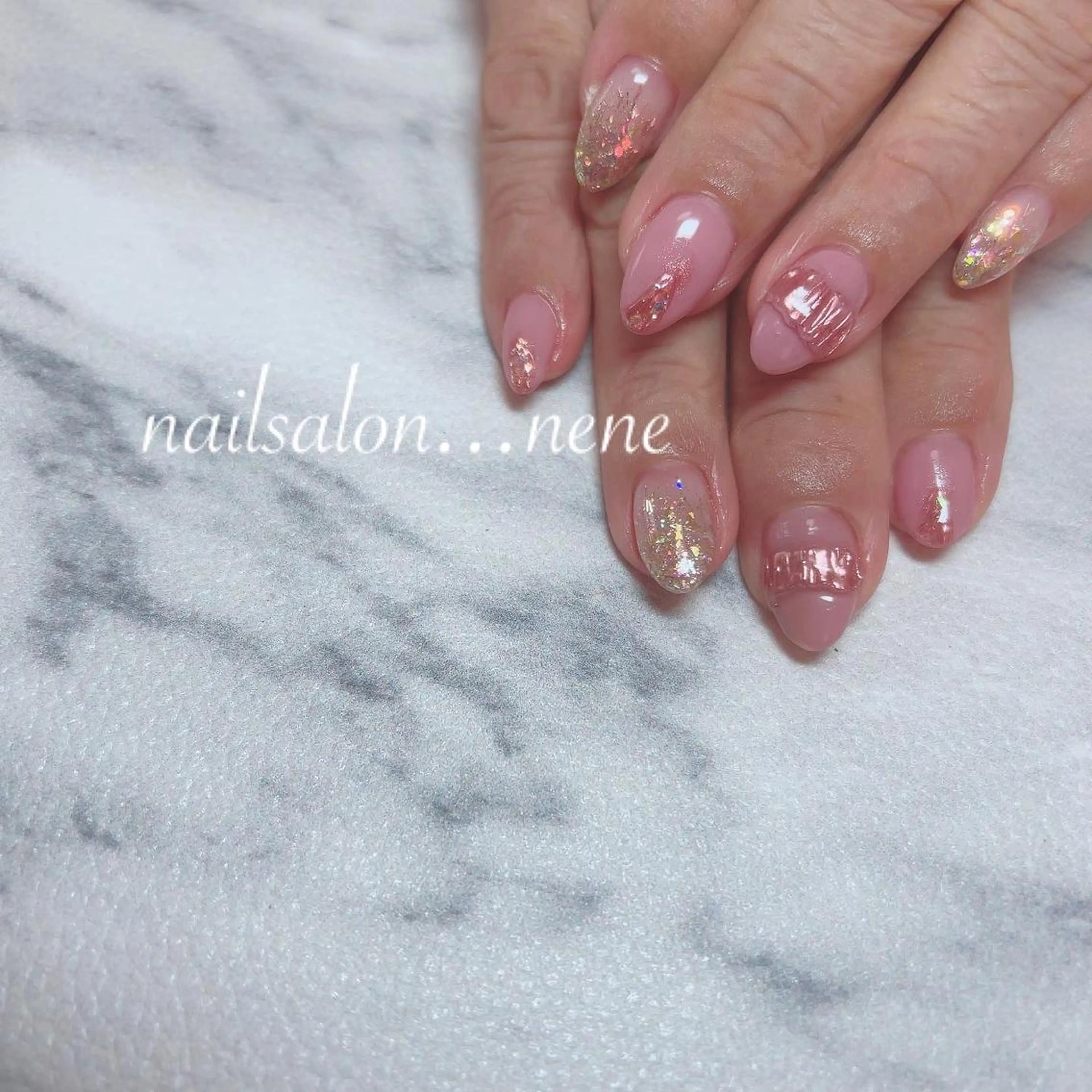 ネイル ピンク nailsalon ...neneのネイルデザイン