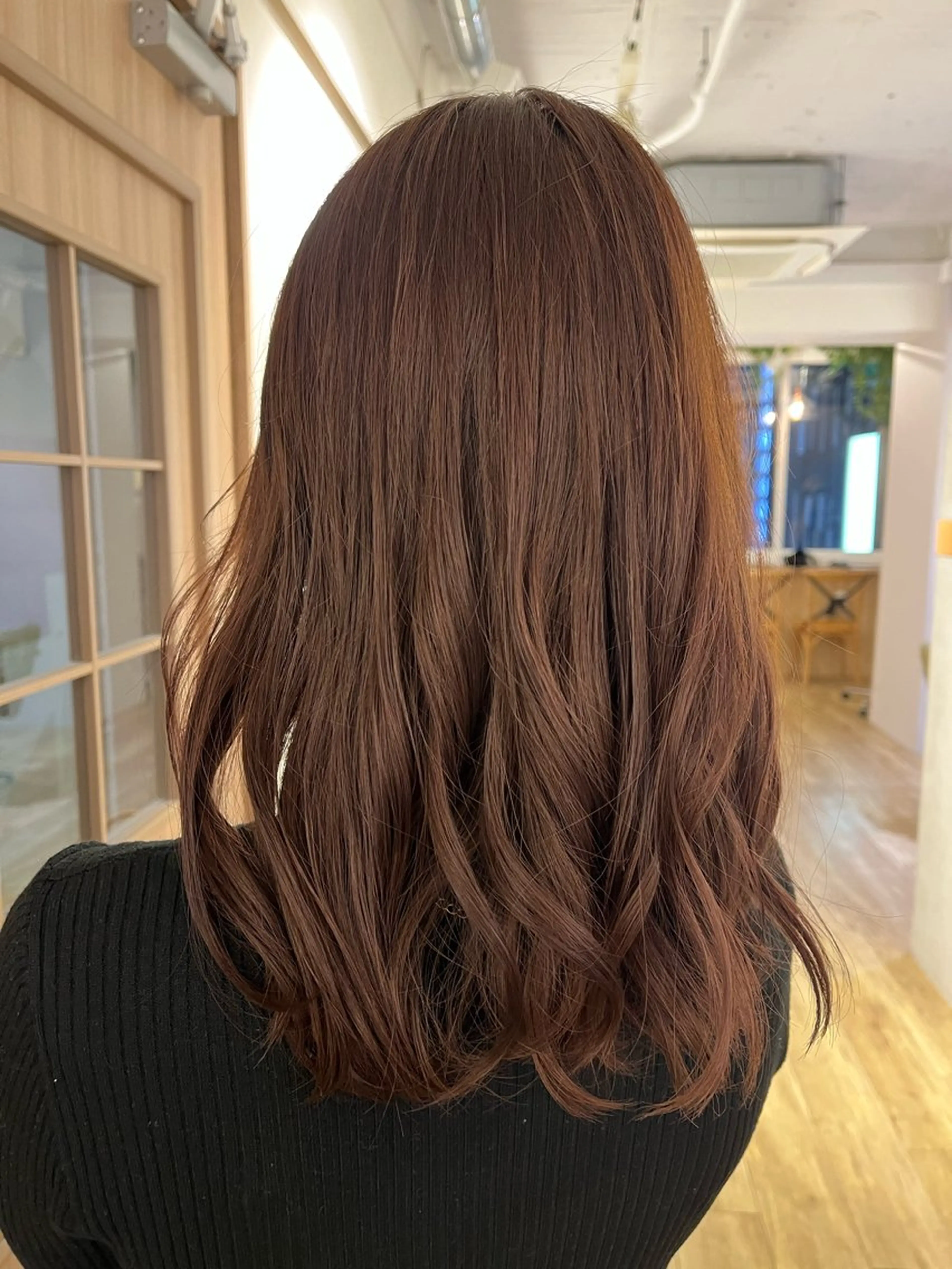 ロング カラー ヘアカラー ショート/ボブ/透明 感カラー/高橋あみのヘアスタイル