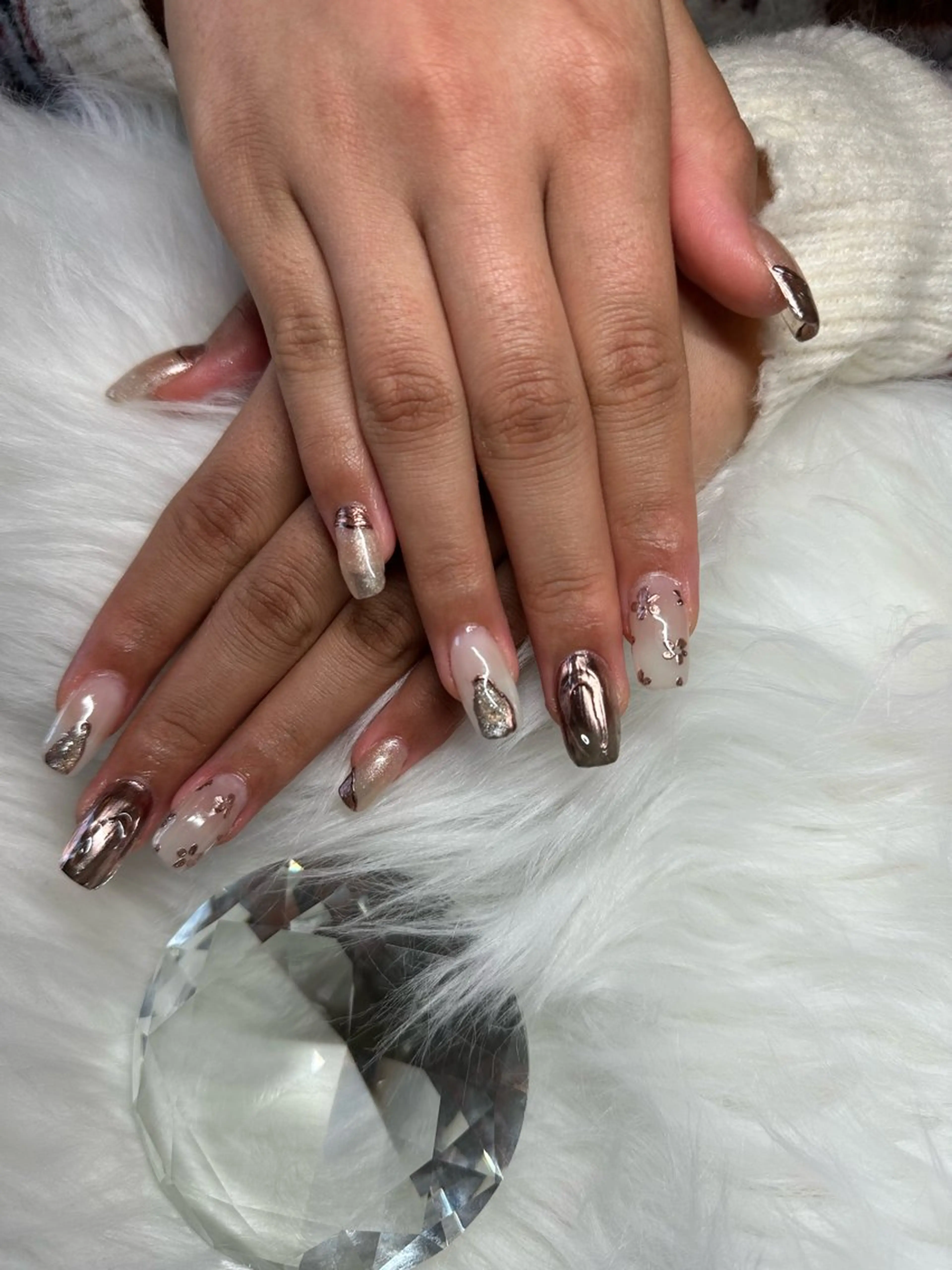 ネイル ジェルネイル 持ち込み ネイルチップ I satomiのネイルデザイン