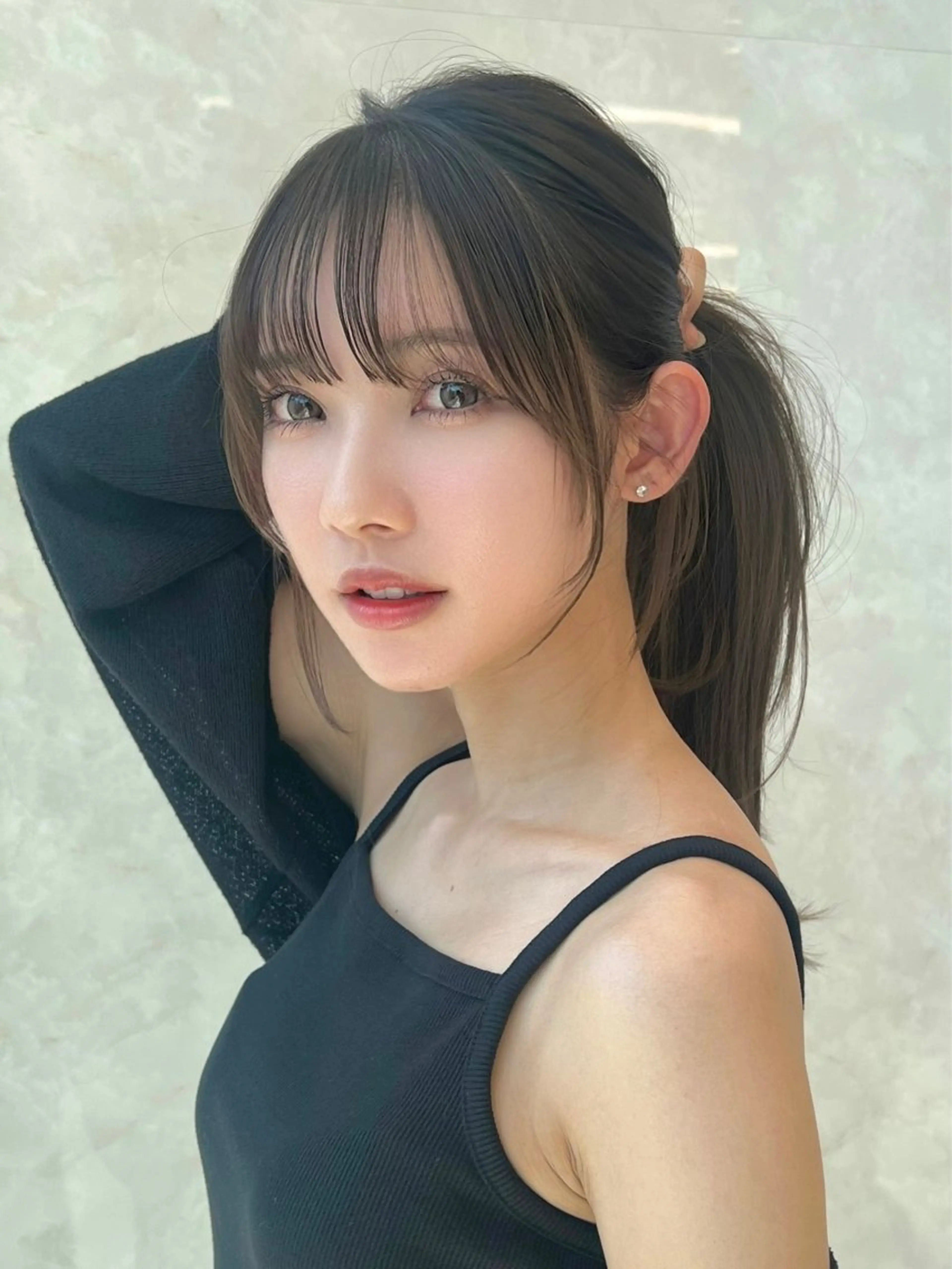 ミディアム 顔周りカット レイヤーカット 小顔カット トリートメント MAEUL 【マウル】栄のヘアスタイル