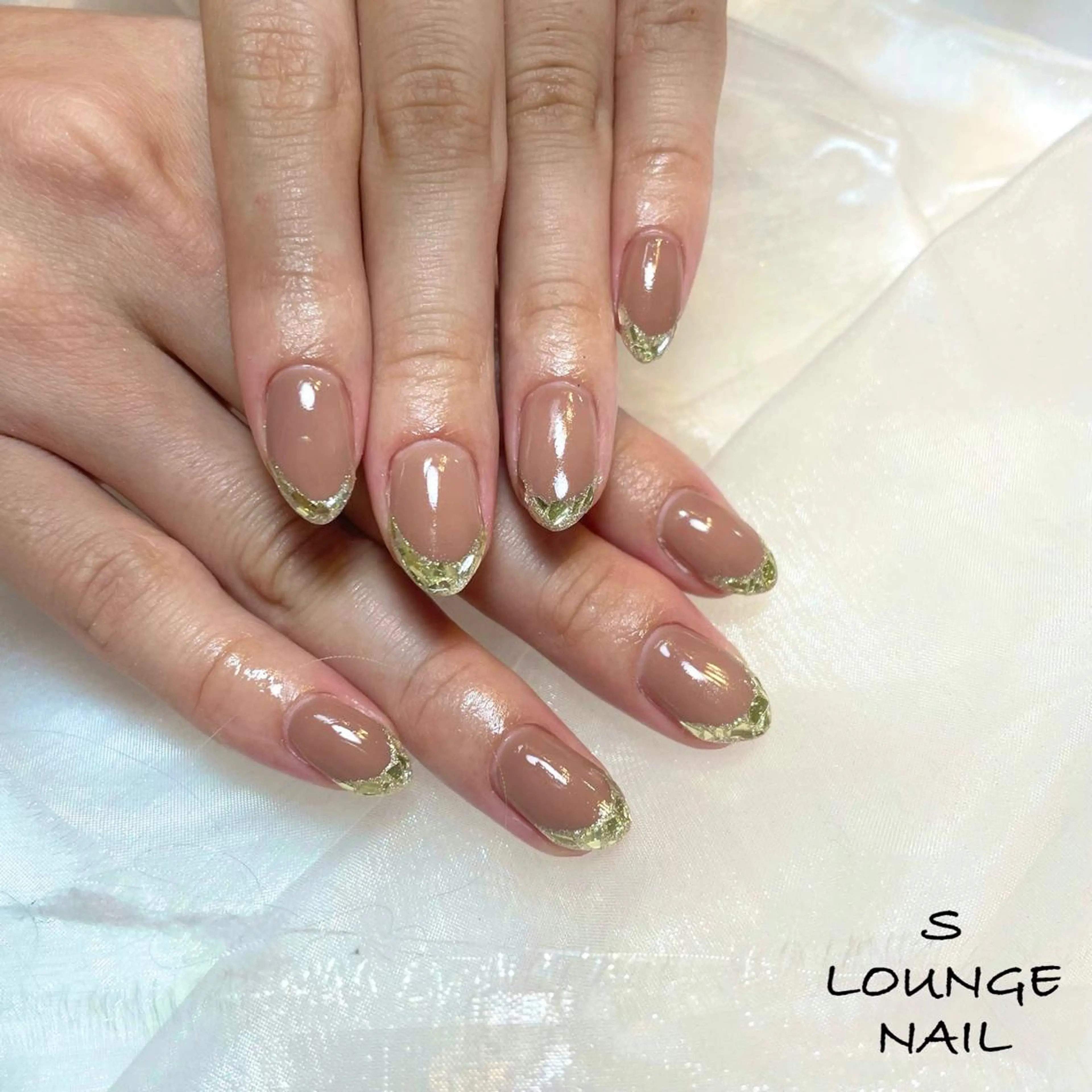 ネイル フレンチネイル ミラーネイル ハンドネイル フットネイル S LOUNGE NAIL所属・パーツたくさん🍓 SUMIのネイルデザイン