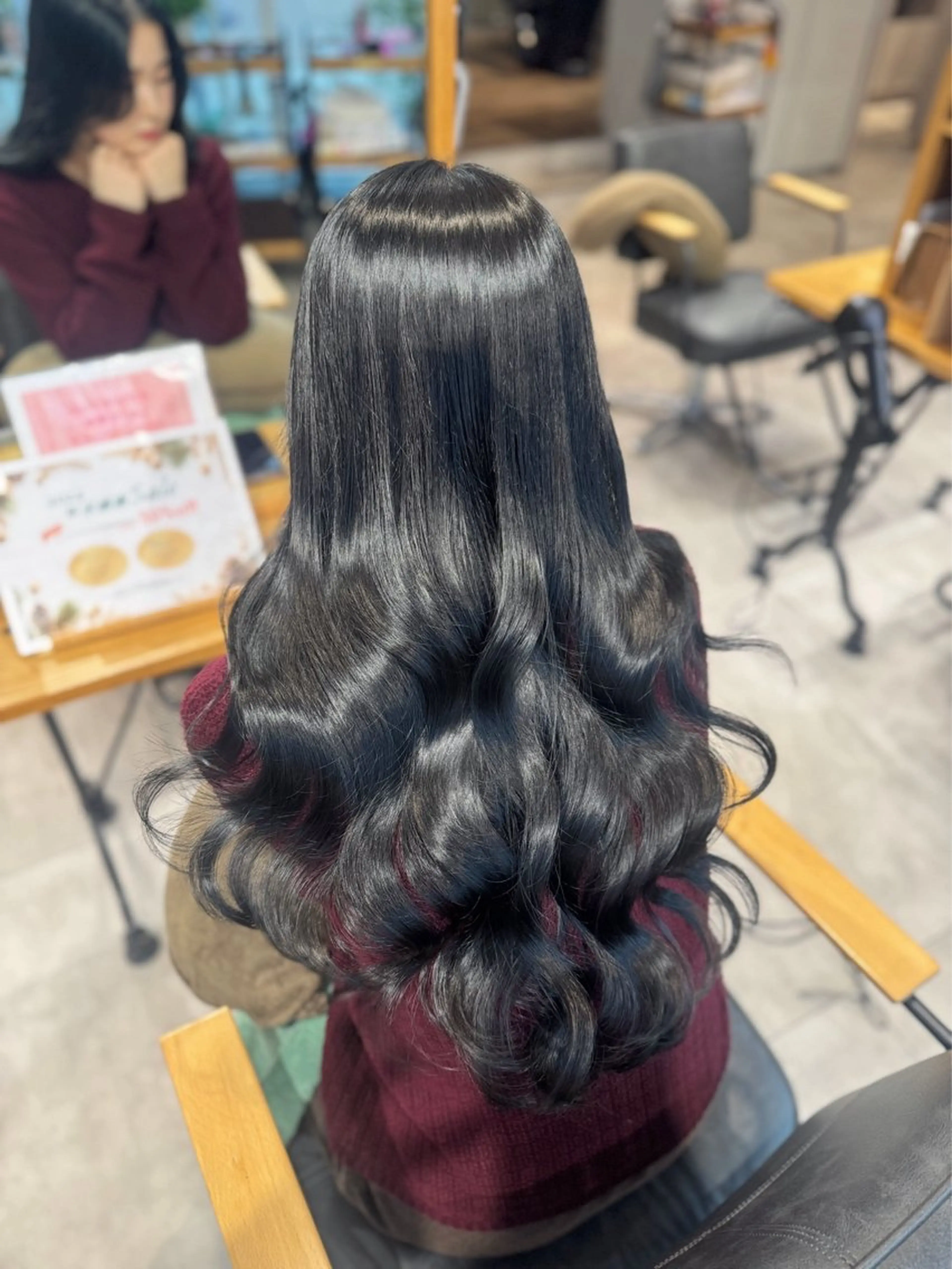 ロング カラー 宮本 優のヘアスタイル